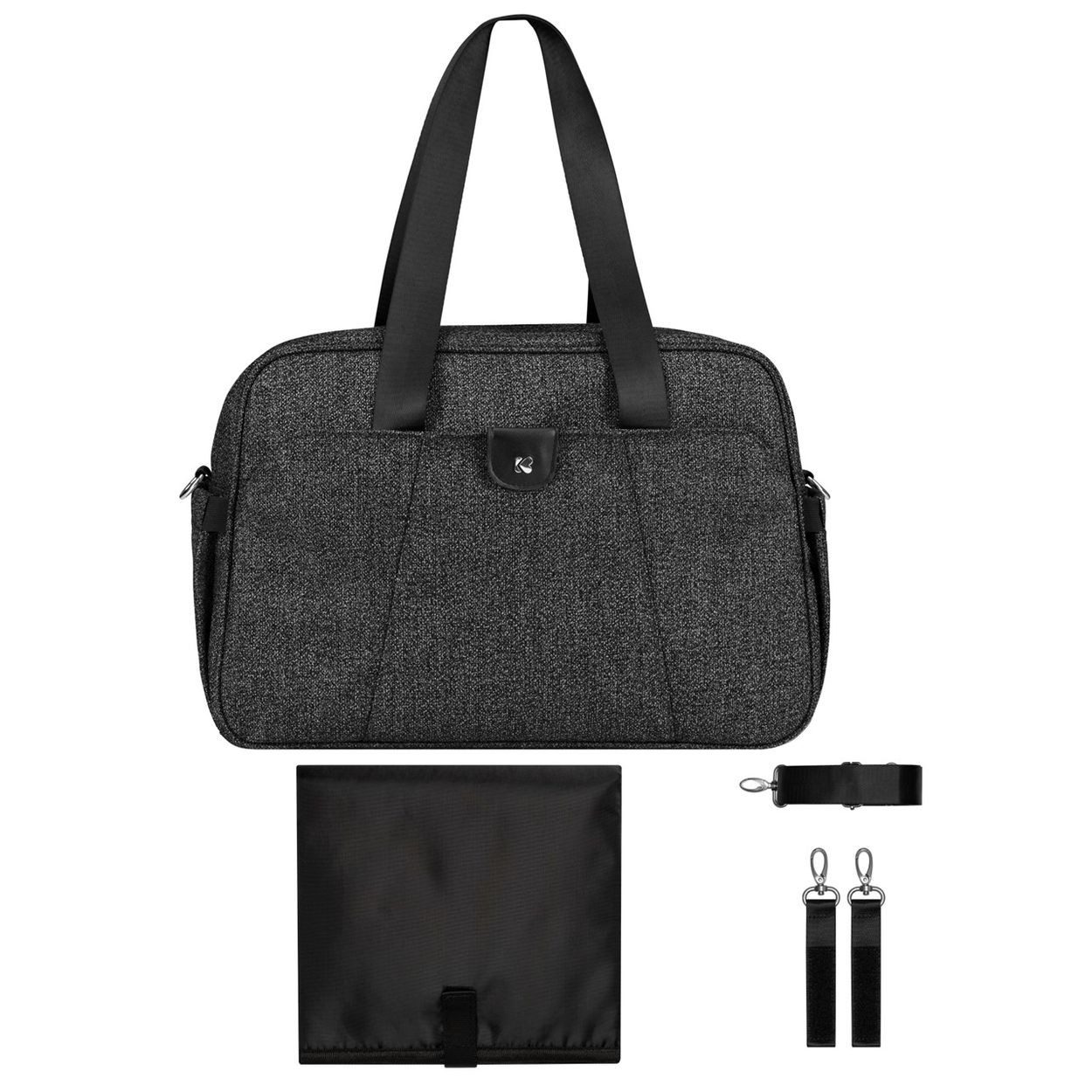 Kikkaboo Wickeltasche Wickeltasche Chelsea (1-tlg), mit Wickelunterlage, Seitentaschen, Thermofach