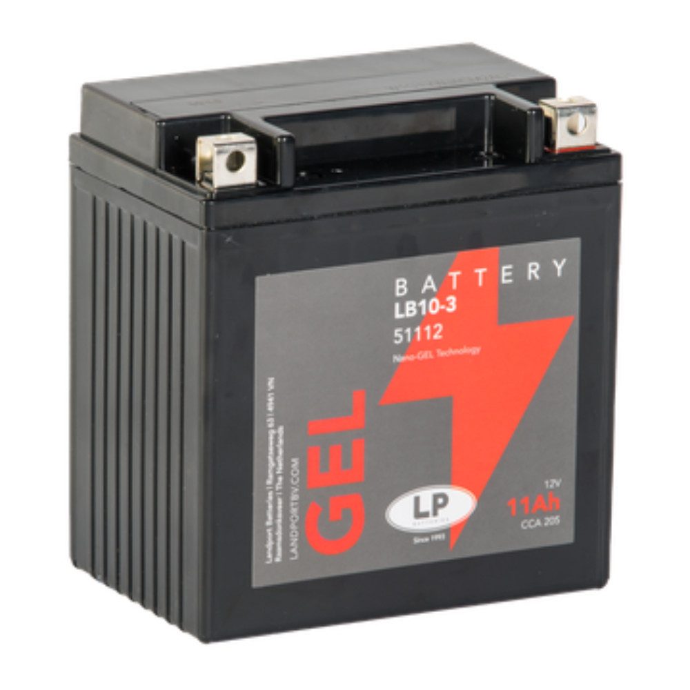 Batterie 12V 11Ah für Motorrad Startbatterie MG LB10-3 Bleiakkus