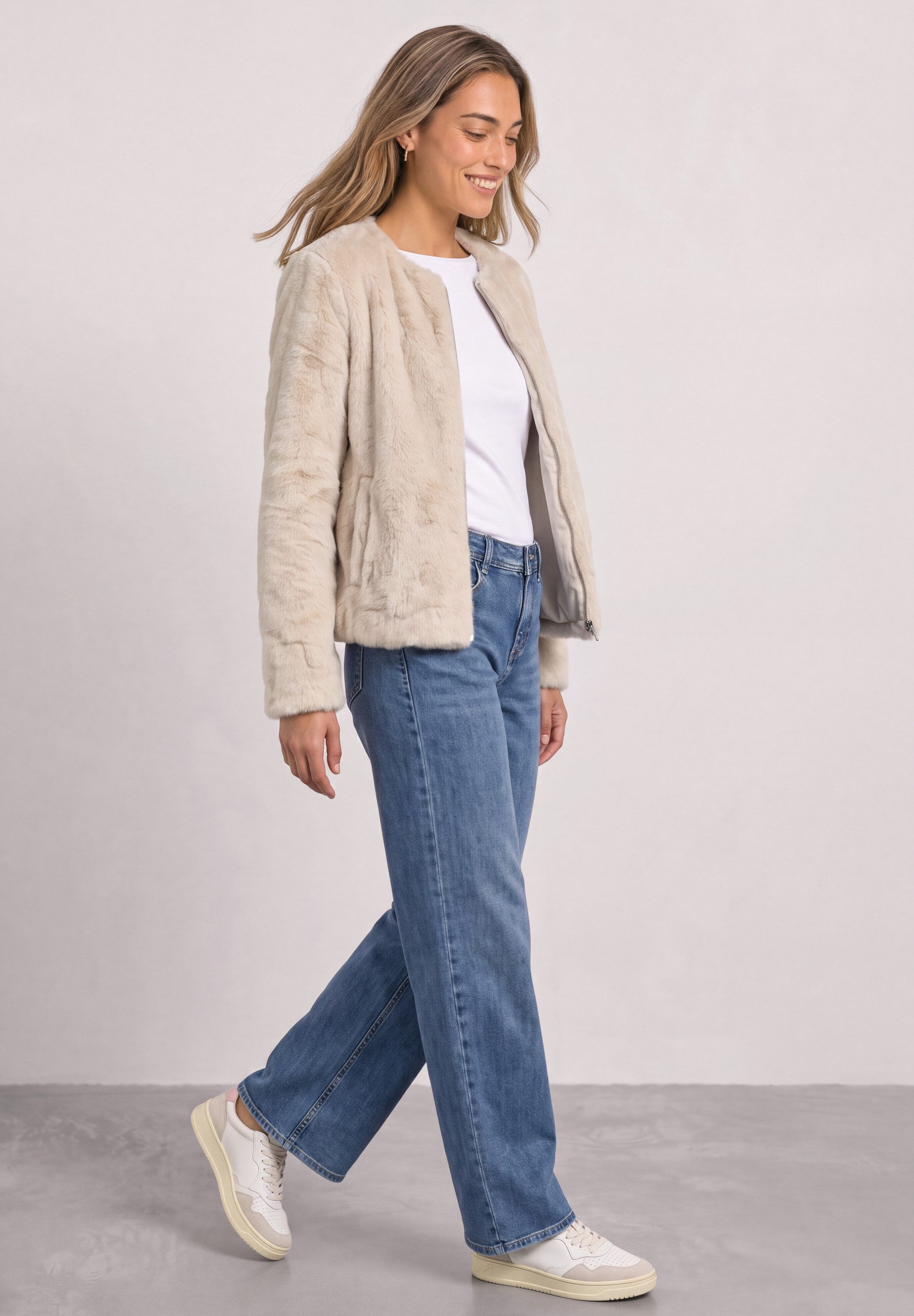 STREET ONE Kurzjacke aus Lammfell-Imitat – Bild 3 von 5