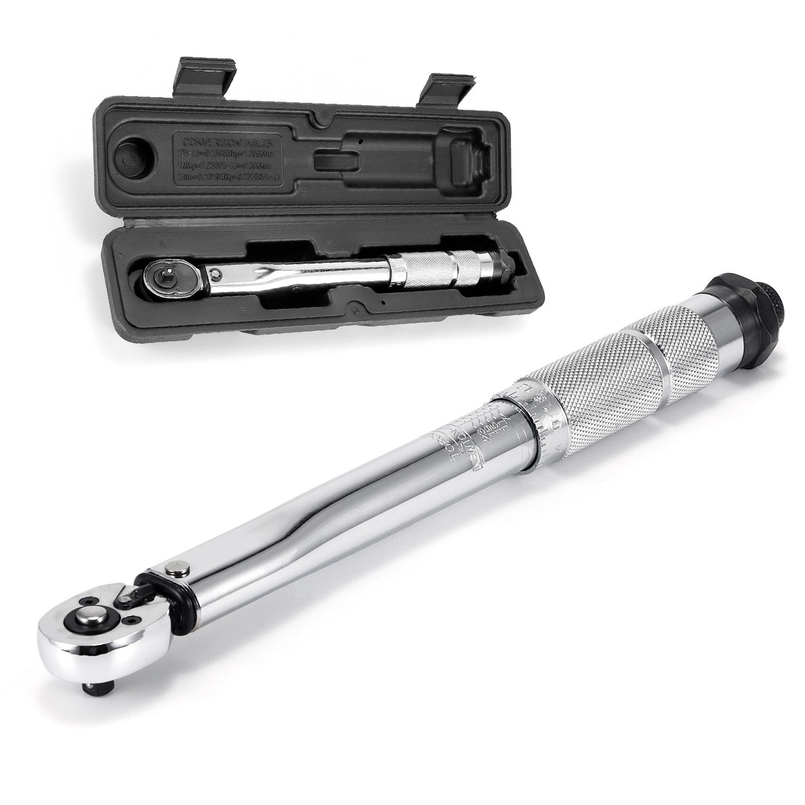 Drehmomentschlüssel Einstellbarer Drehmomentschlüssel 1/4 Zoll Antrieb 5-25nm Bereich