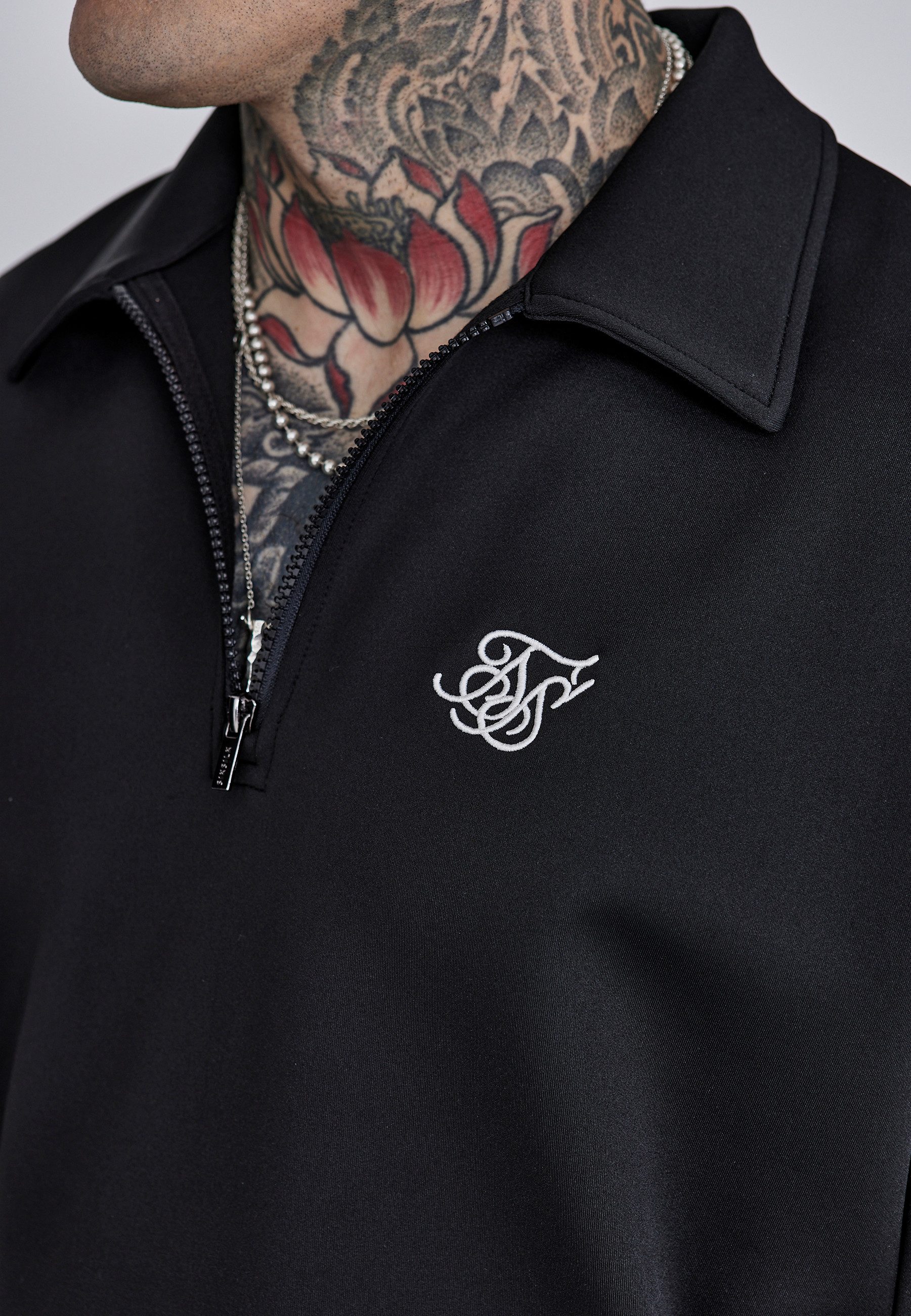 Siksilk Sweatshirt SikSilk Herren Essentials Zip-Pullover günstig online kaufen