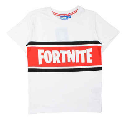 Fortnite Print-Shirt Gamer Fortnite Jungen Kurzarm T-Shirt Shirt 100% Baumwolle Gr. 140 bis 176
