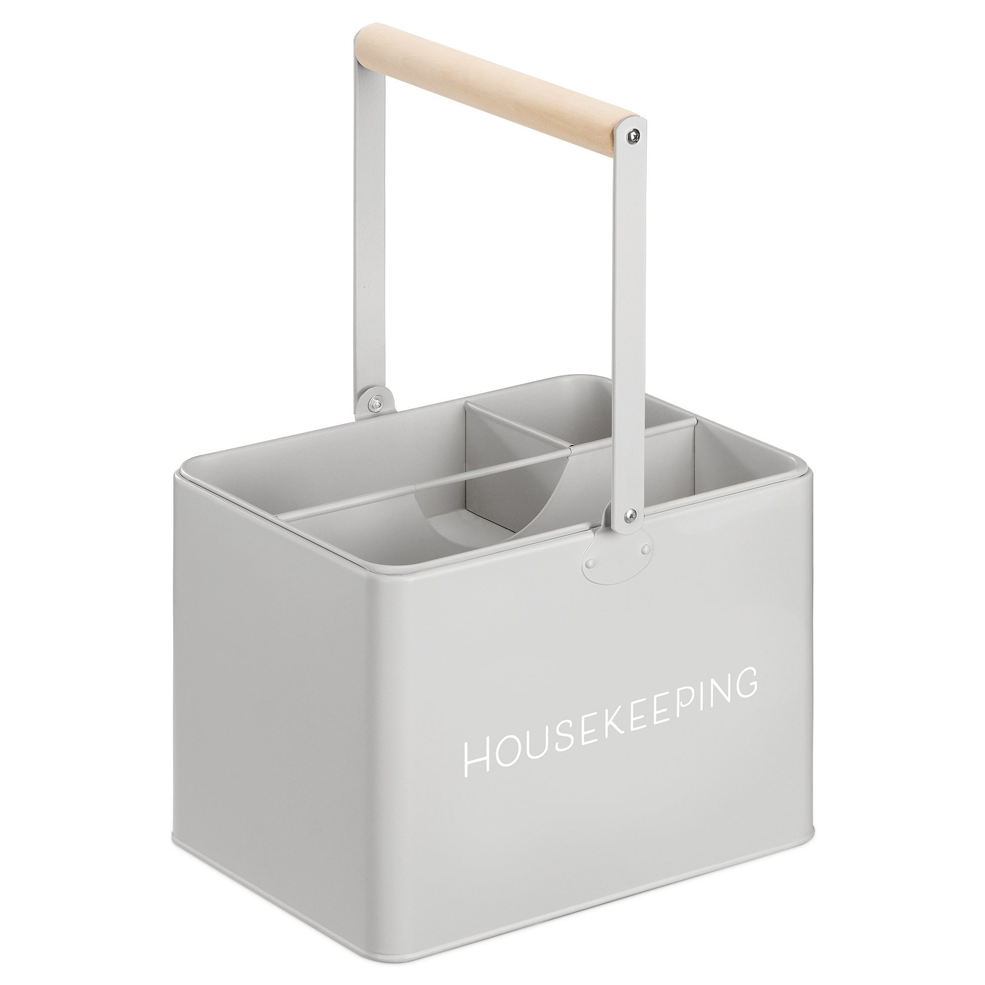 Aufbewahrungsbox Housekeeping Box - 3 Fächer - Putzmittel Organizer - Vintage