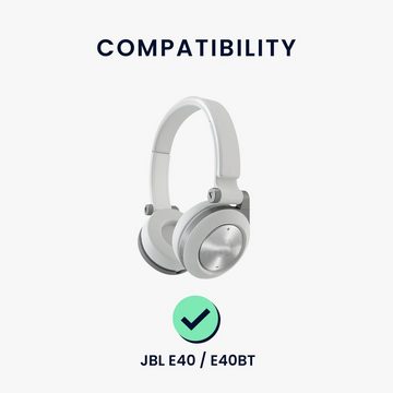 kwmobile 2x Ohr Polster für JBL E40 / E40BT Ohrpolster (Ohrpolster Kopfhörer - Kunstleder Polster für Over Ear Headphones)