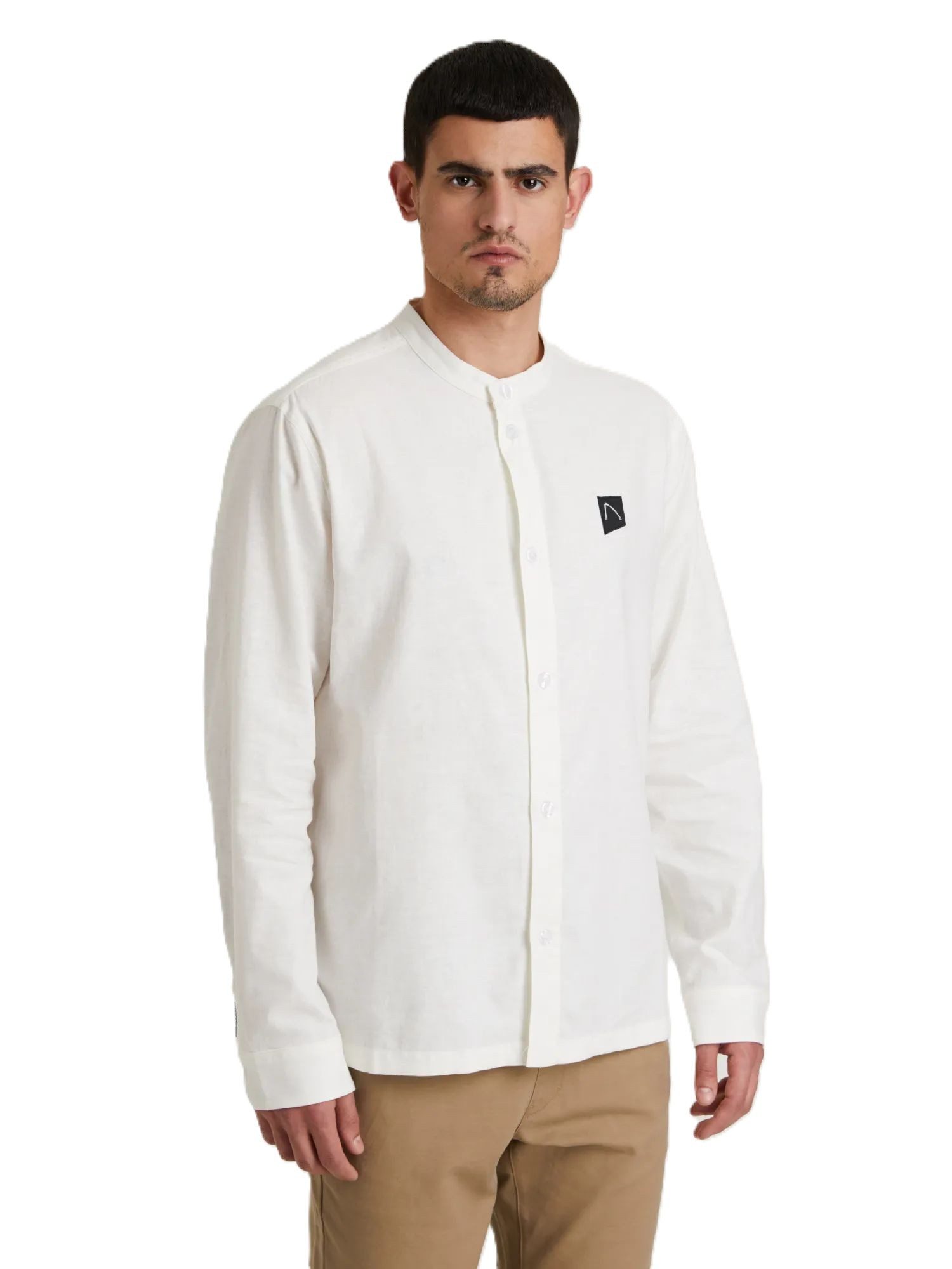 CHASIN' Leinenhemd MAO LINEN - Leinenhemd einfarbig - Langarmhemd