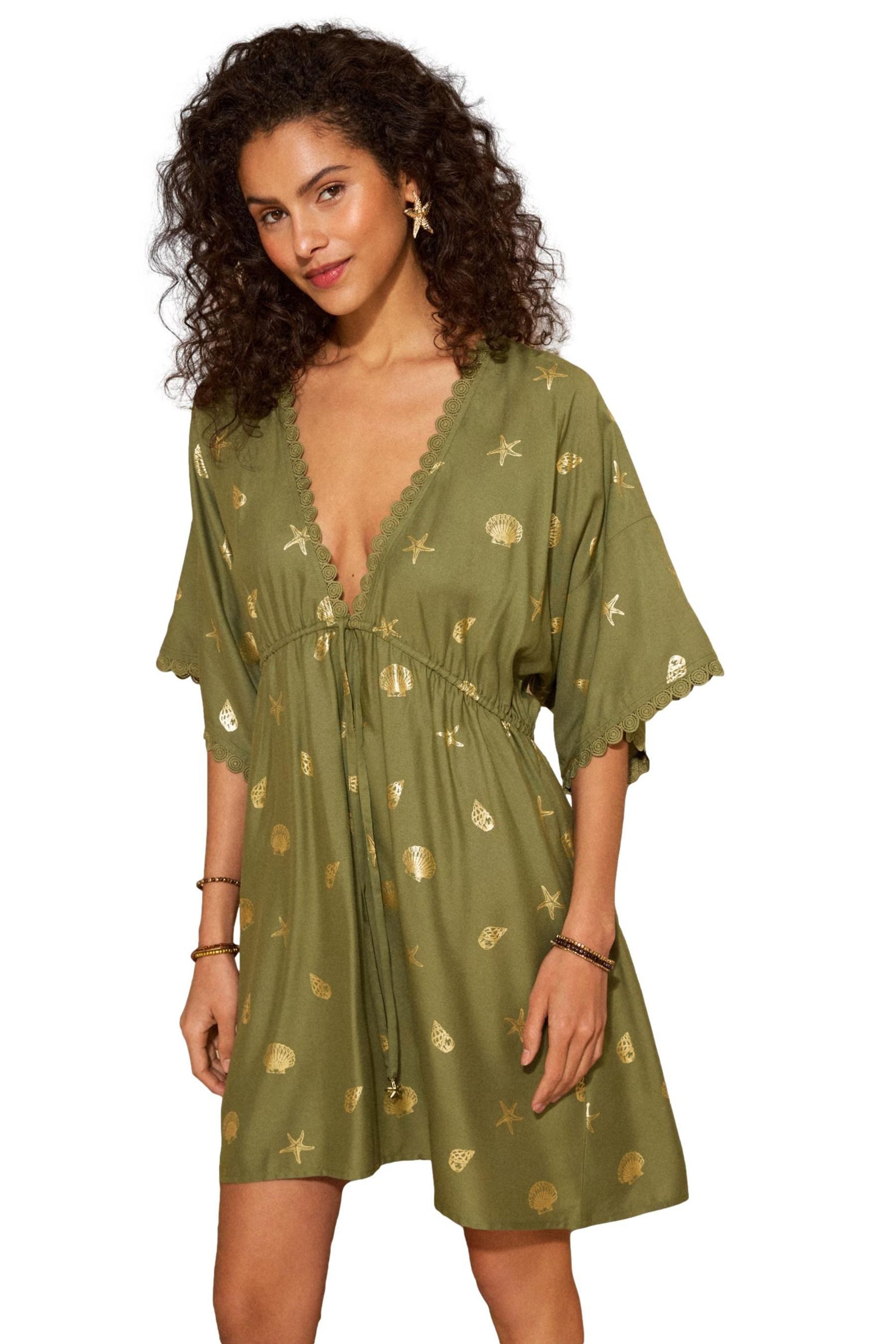 Love & Roses Strandkleid Love & Roses Mini-Kaftan (1-tlg) günstig online kaufen