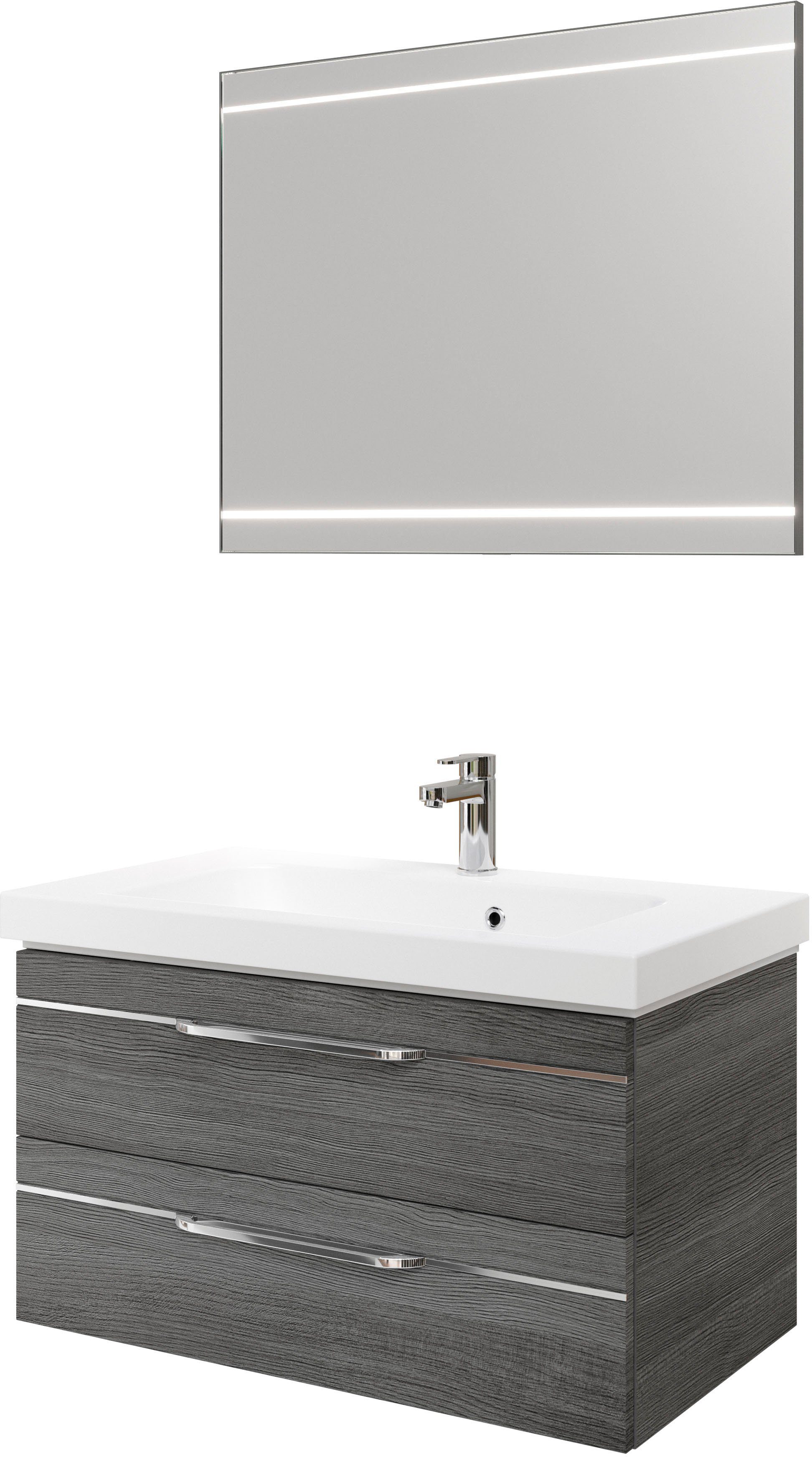 Saphir Badmöbel-Set Balto 2-teilig Mineralmarmor-Waschtisch mit günstig online kaufen