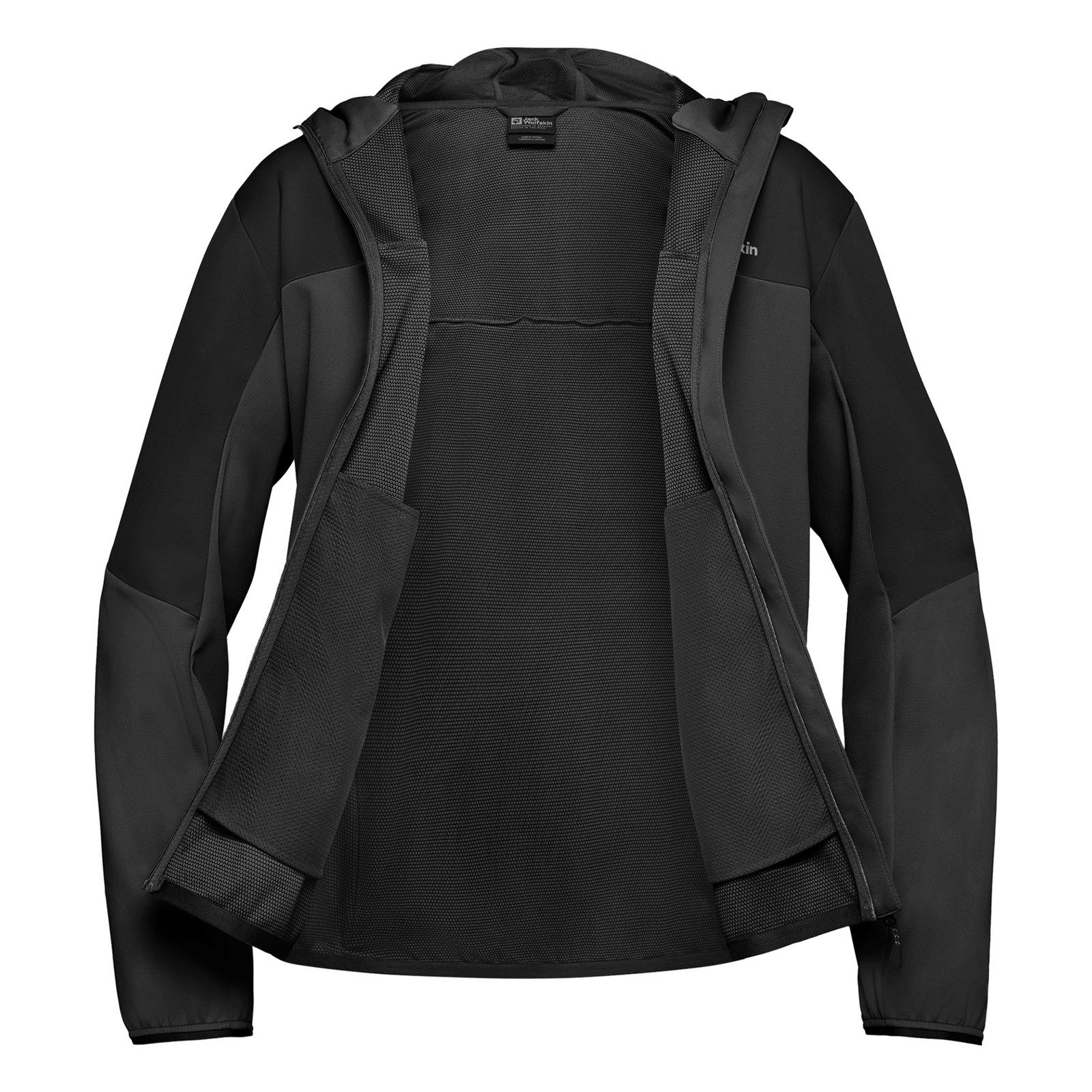Jack Wolfskin Softshelljacke Softshelljacke Feldberg Hoody M mit Markenlogo und -schriftzug auf der linken Brust – Bild 3 von 5