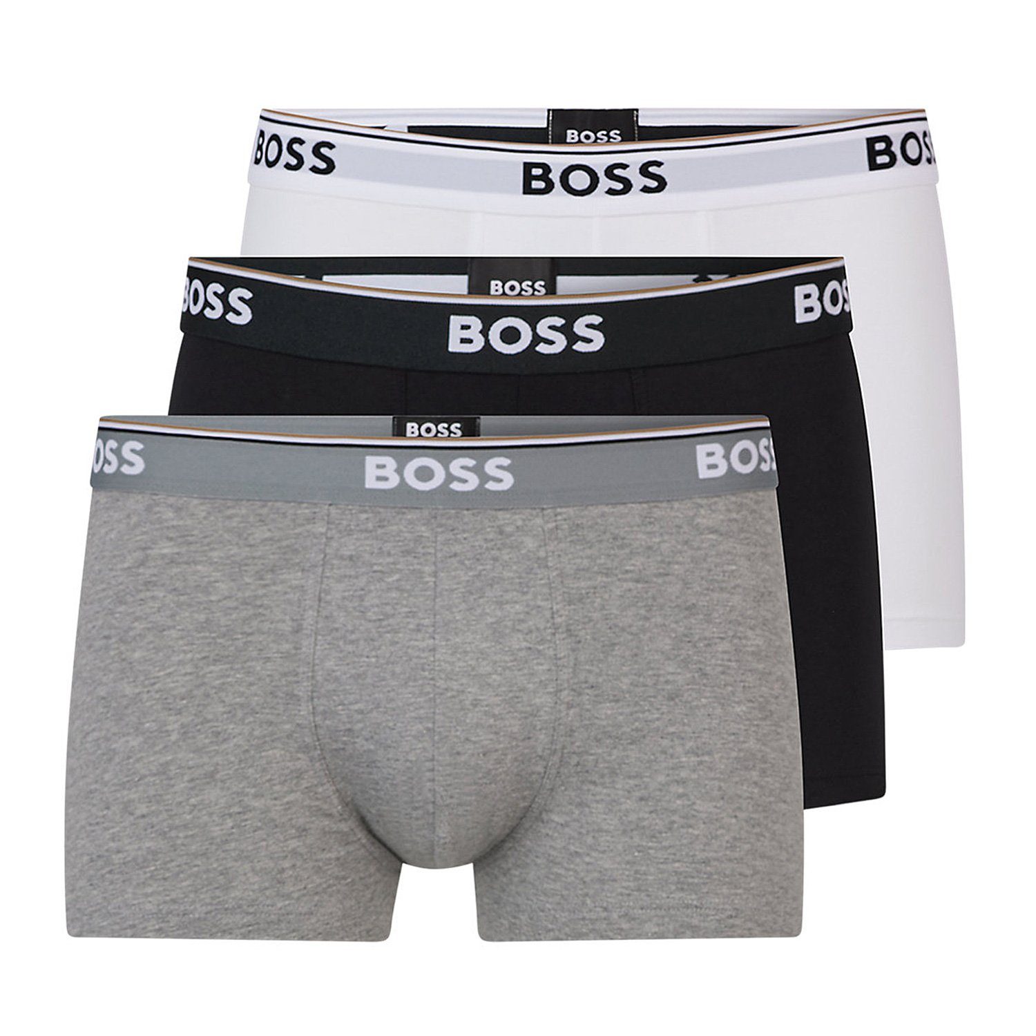 BOSS Boxer TRUNK 3P POWER (Packung, 3-St., 3er-Pack) Multi Pack Cotton Stre günstig online kaufen