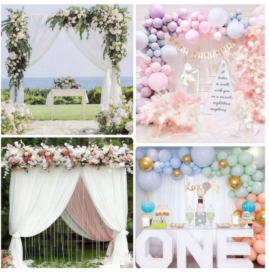 FANNOU Wabendekoration Hochzeitsbogen Hintergrund Ständer, Eckig Ballonbogen Gold, Metall Traubogen Hochzeit, Ballonbogen, Hochzeit, Geburtstags, Partys – Bild 5 von 5
