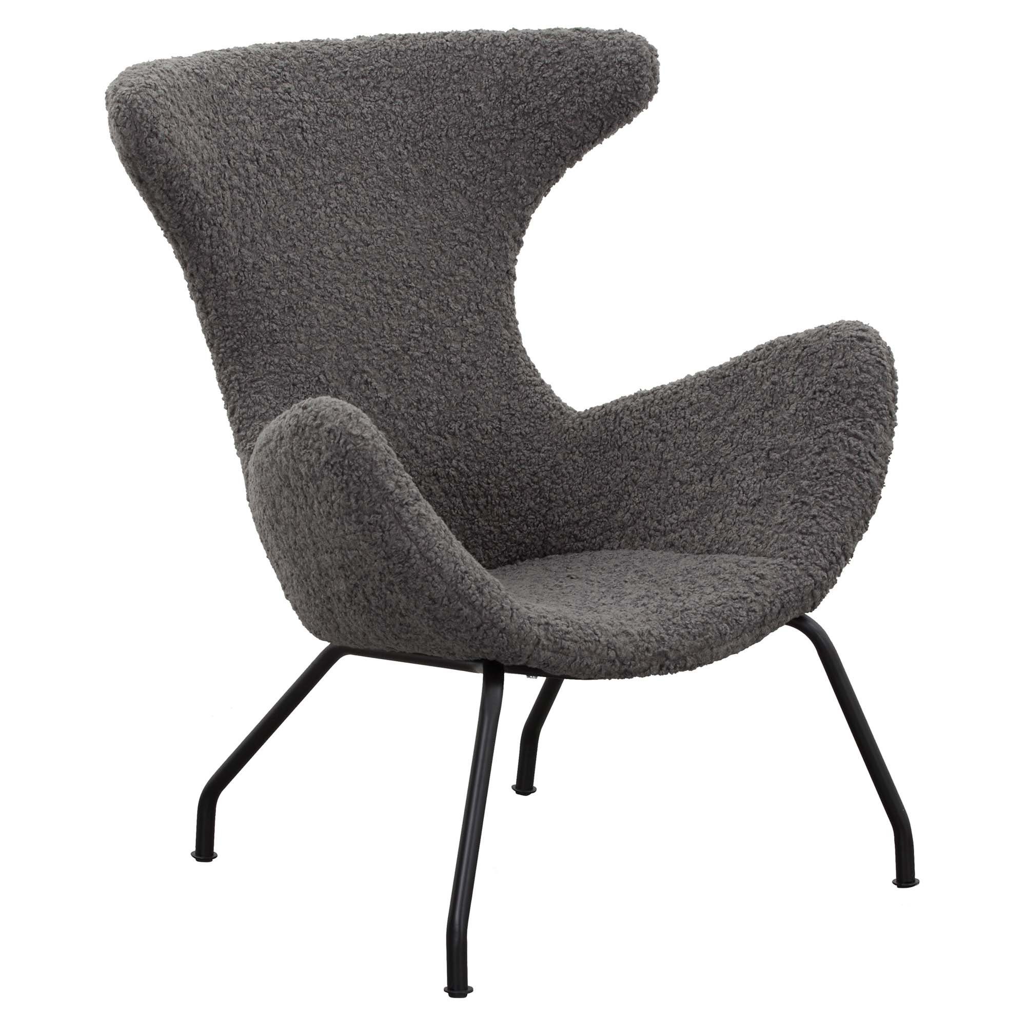 GMD Living Sessel KANAN (1-St), flauschiger Teddyfell-Bezug