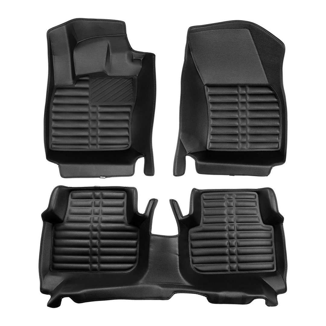 fussmattenprofi.com Auto-Fußmatte 5D Premium Auto Fussmatten für VW Tiguan Allspace 2017-2021 (1 St), für Volkswagen Volkswagen Tiguan