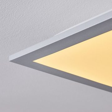 hofstein Deckenleuchte »Lioni« modernens Panel aus Metall/Kunststoff in Weiß, 3000 Kelvin, flache Deckenleuchte, Länge 120cm, LED 22 Watt, 1650 Lumen