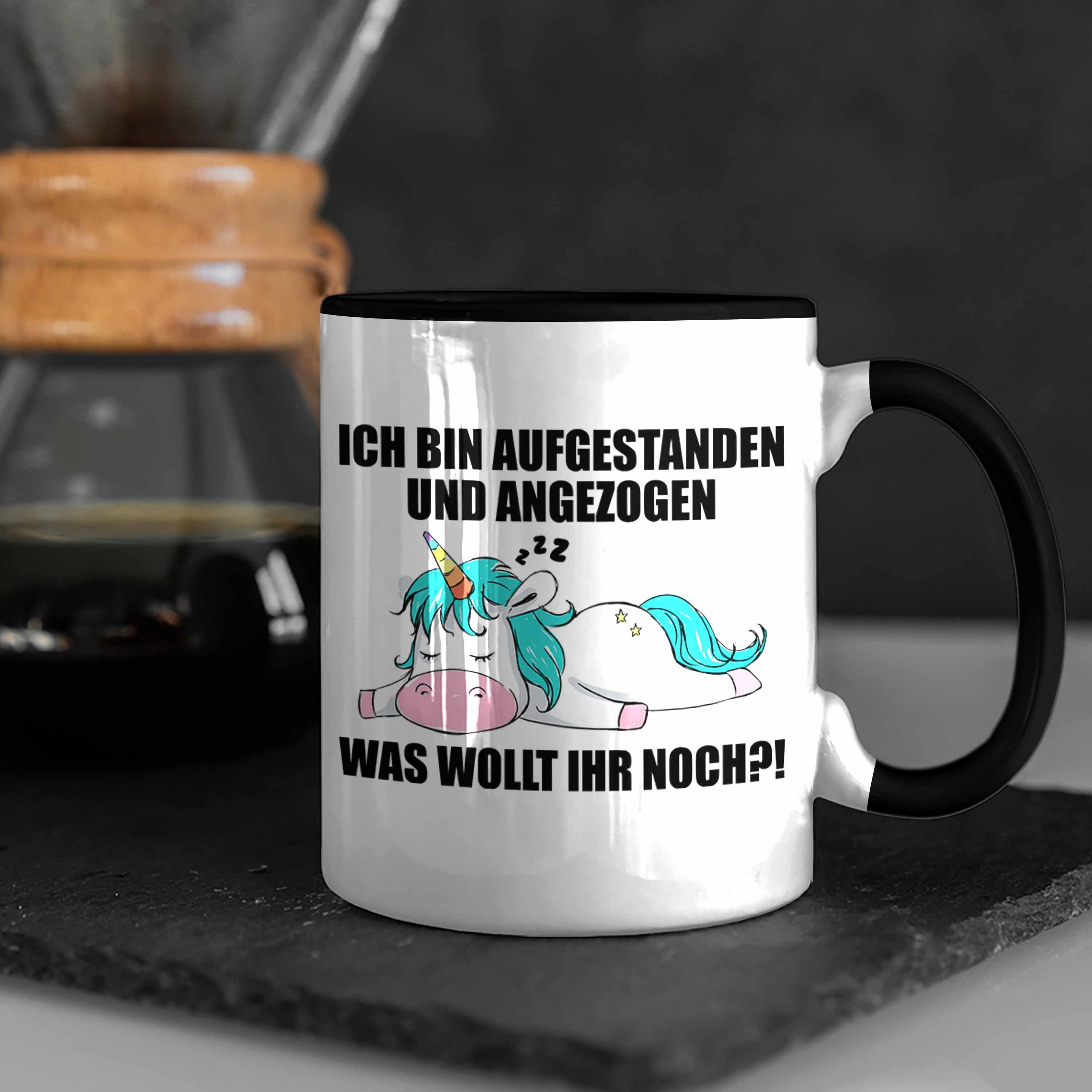 Arbeitskollege Spruch Faule Geschenk Tasse Trendation Lustige Schwarz Tasse - mit Trendation Kollegin