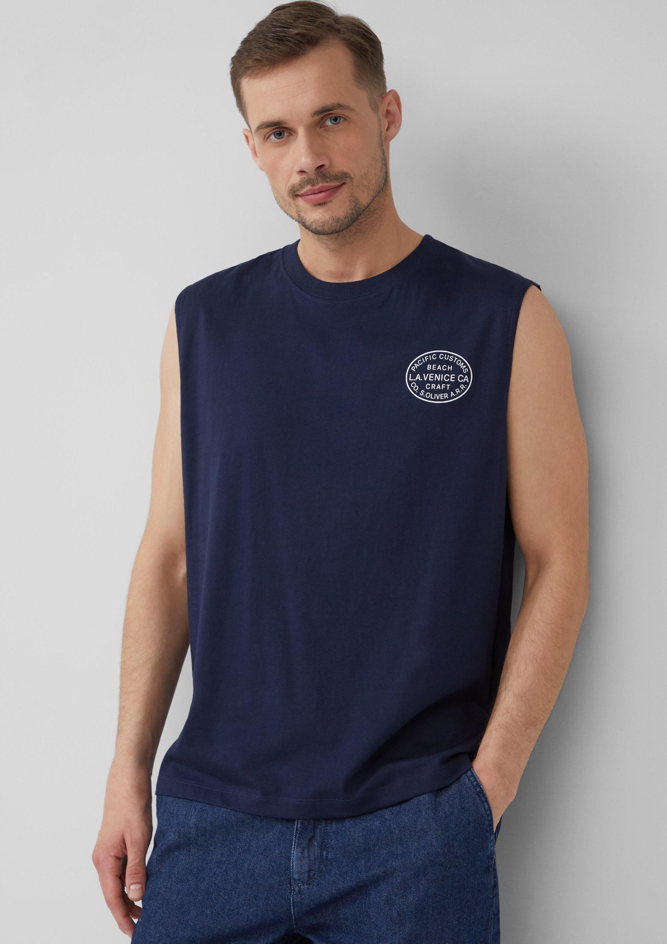 s.Oliver Muskelshirt T-Shirt Jersey-Tanktop im Relaxed günstig online kaufen