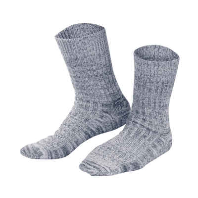 LIVING CRAFTS Norwegersocken JEAN Formstabile Rippstruktur