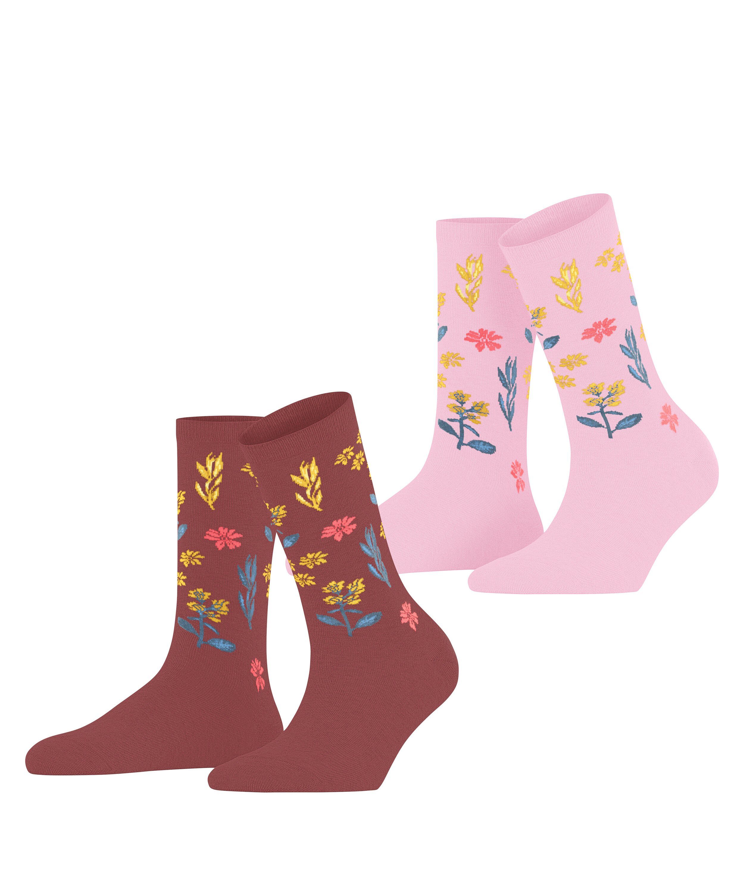 Esprit Socken Winter Flower 2-Pack (2-Paar) sortiment (0020)