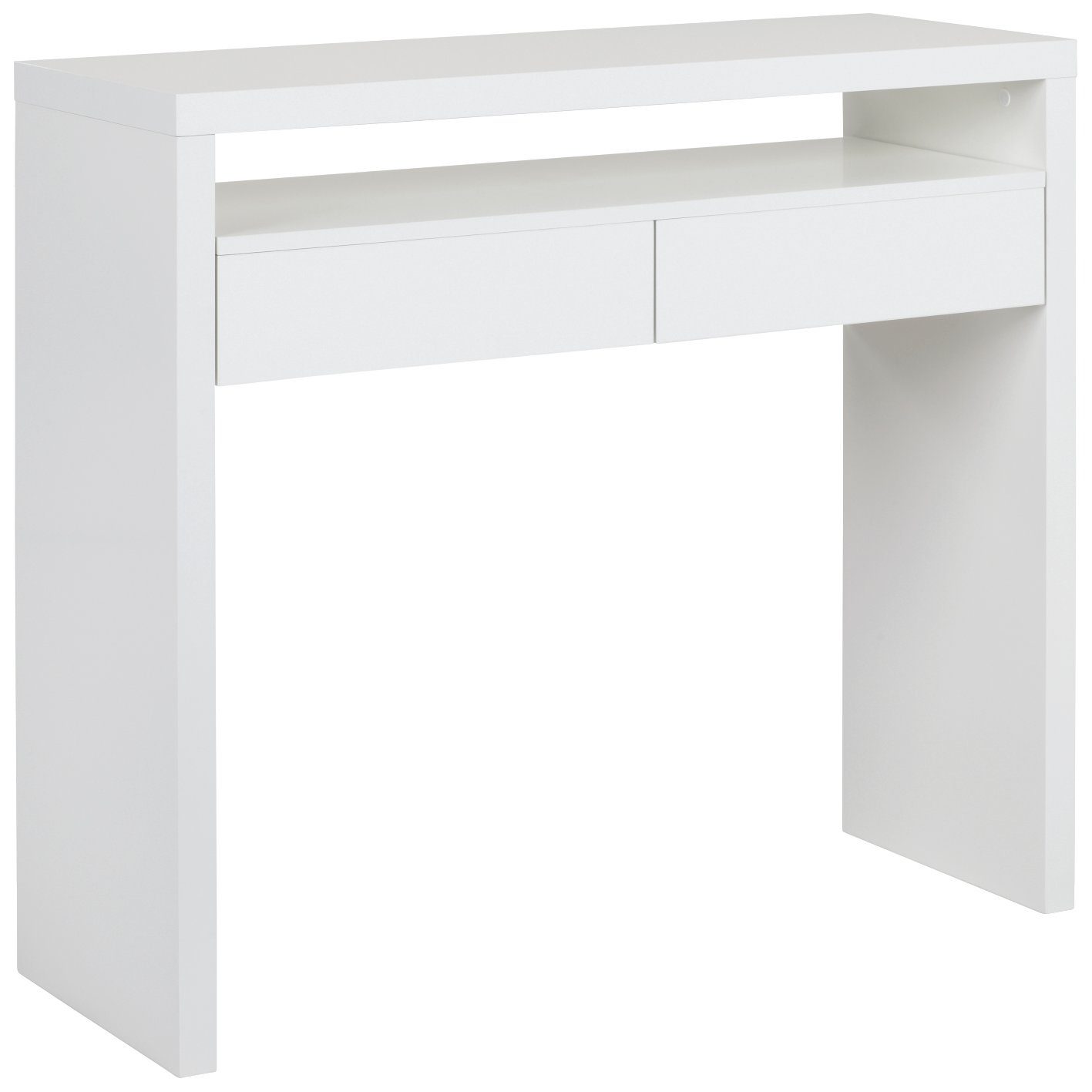 Woodman Schreibtisch Console10, puristisches Design, Breite 36 - 56 cm, FSC®-zertifiziert