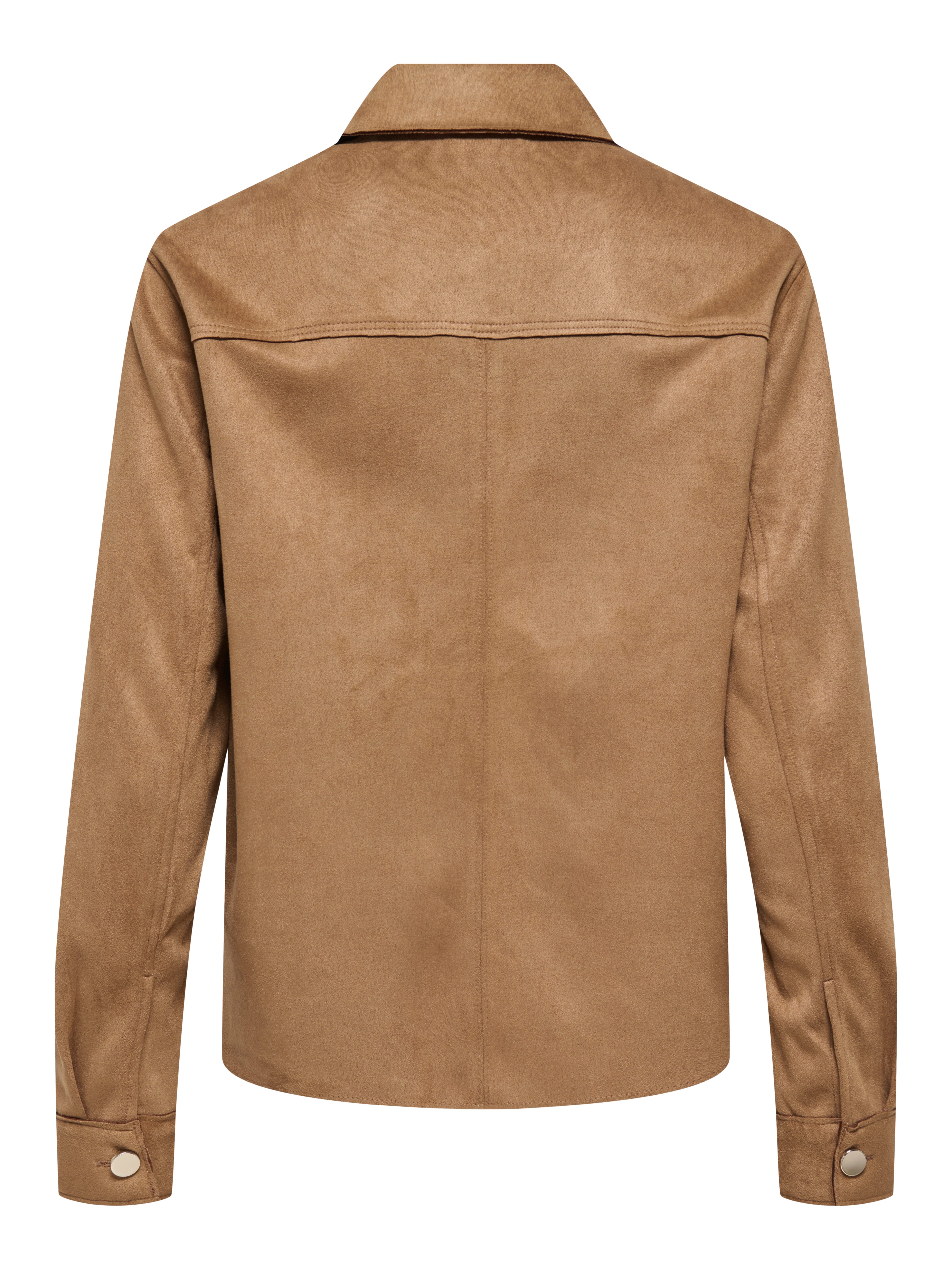 ONLY Hemdbluse ONLMIRA L/S FAUX SUEDE SHIRT PNT Materialmix, regular fit