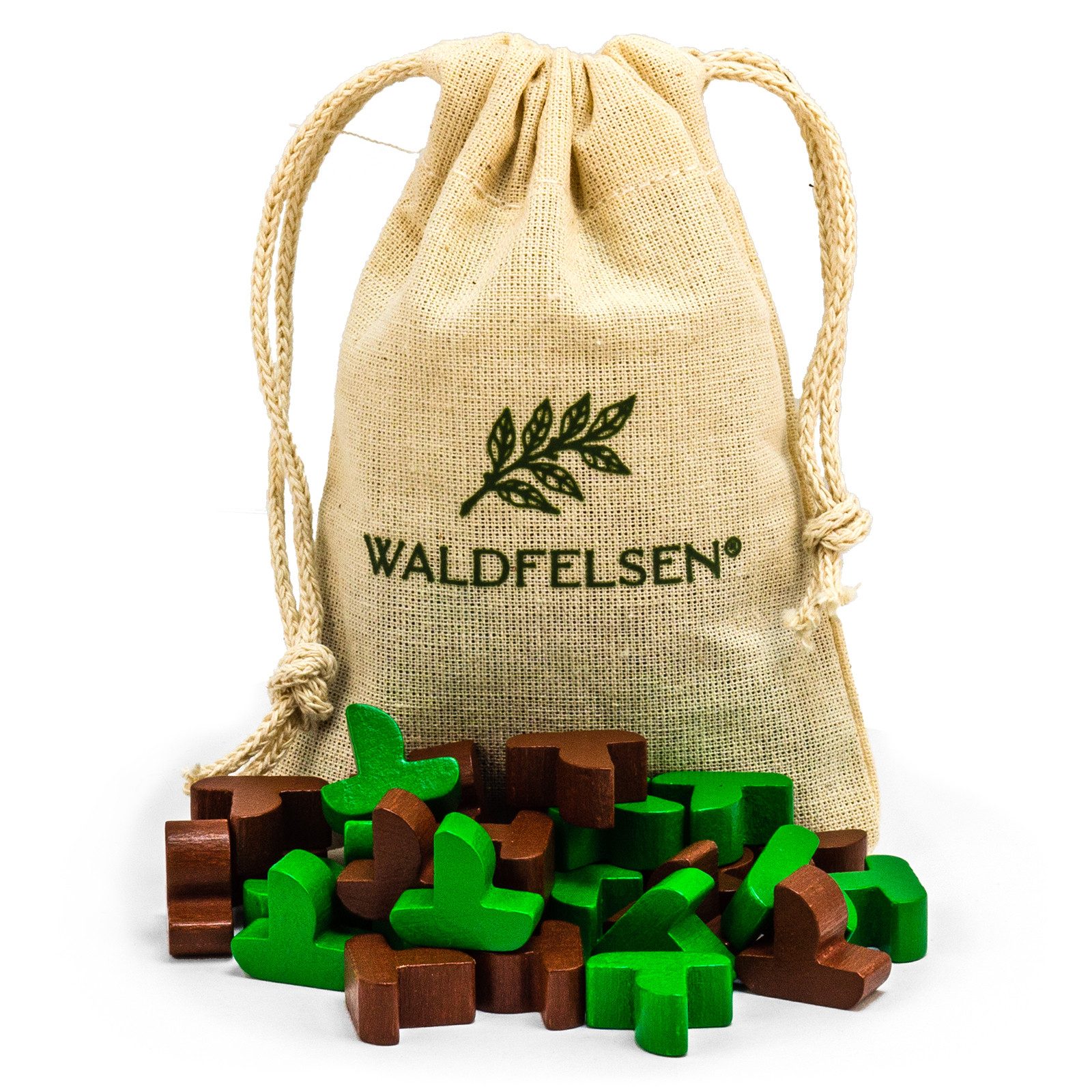 Waldfelsen Spiel – 5-6 Spieler Erweiterung passend für Die Siedler von Catan Holz, Spielmaterial, Verschiedene Sets