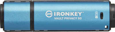 Kingston IRONKEY VAULT PRIVACY 50 SERIE 16GB USB-Stick (USB 3.2, Lesegeschwindigkeit 250 MB/s)