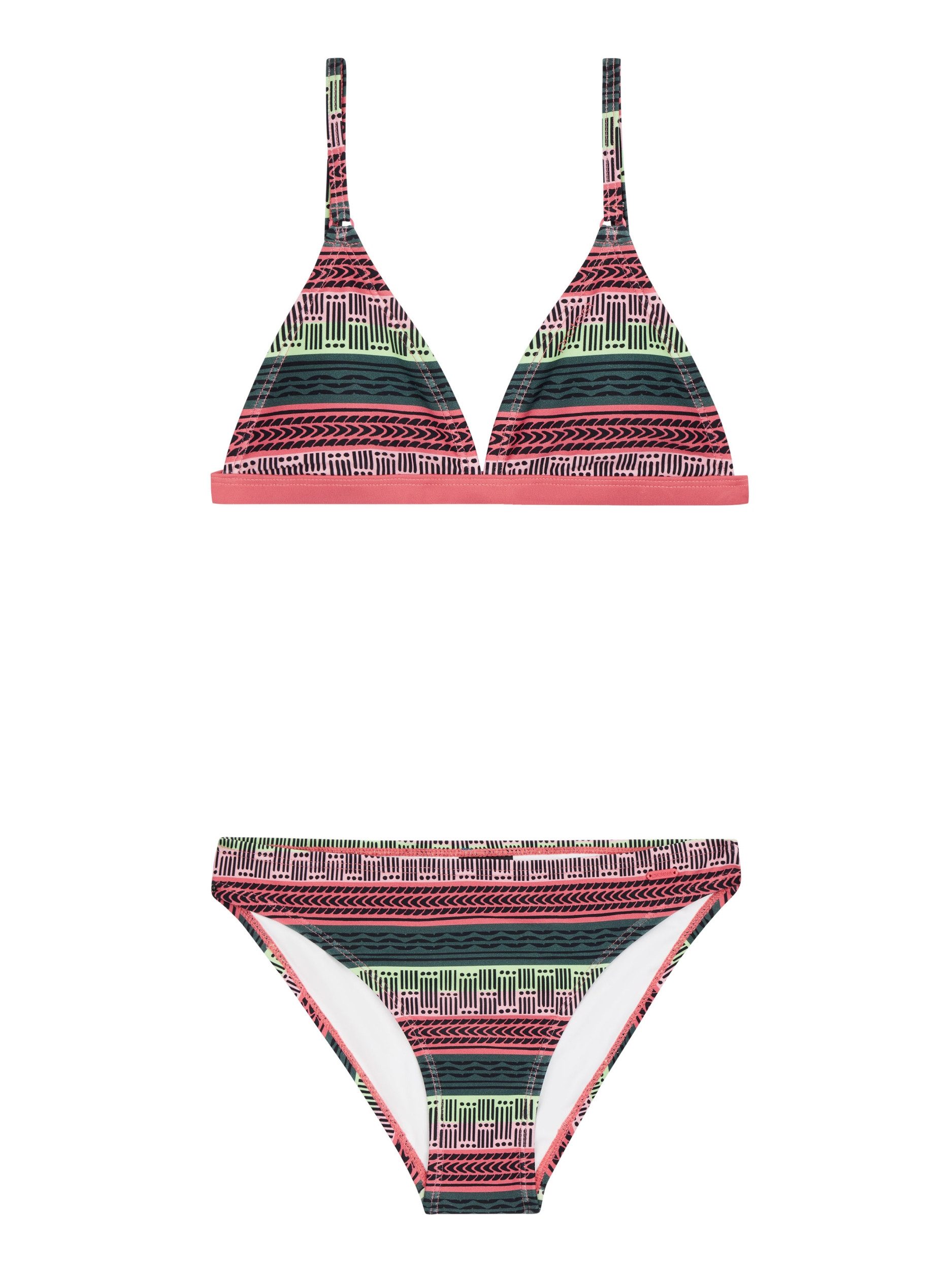 Protest Triangel Bikini A Triangolo Donna - Morbido, Stampato Floreale, Con Coppe Rimovibili, Tessuto Riciclato, Taglio Cheeky