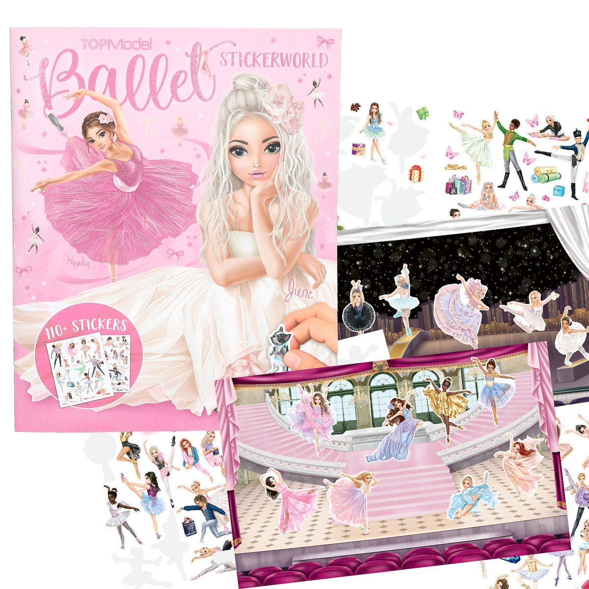 Depesche Stickerbuch DEPESCHE TOPModel Stickerworld BALLET - Stickerbuch