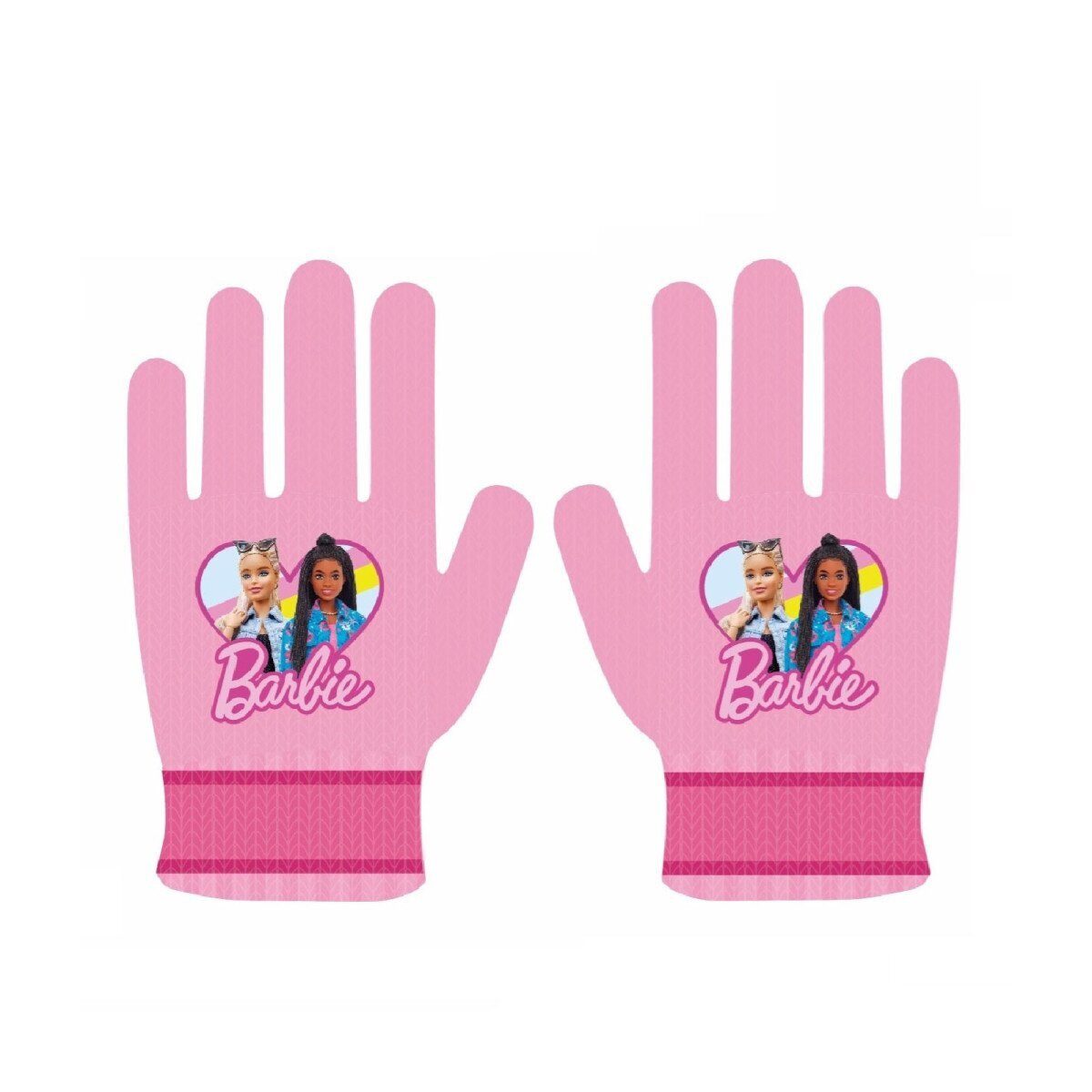 Barbie Fleecehandschuhe Barbie Glam Style Kinderhandschuhe Winter pink
