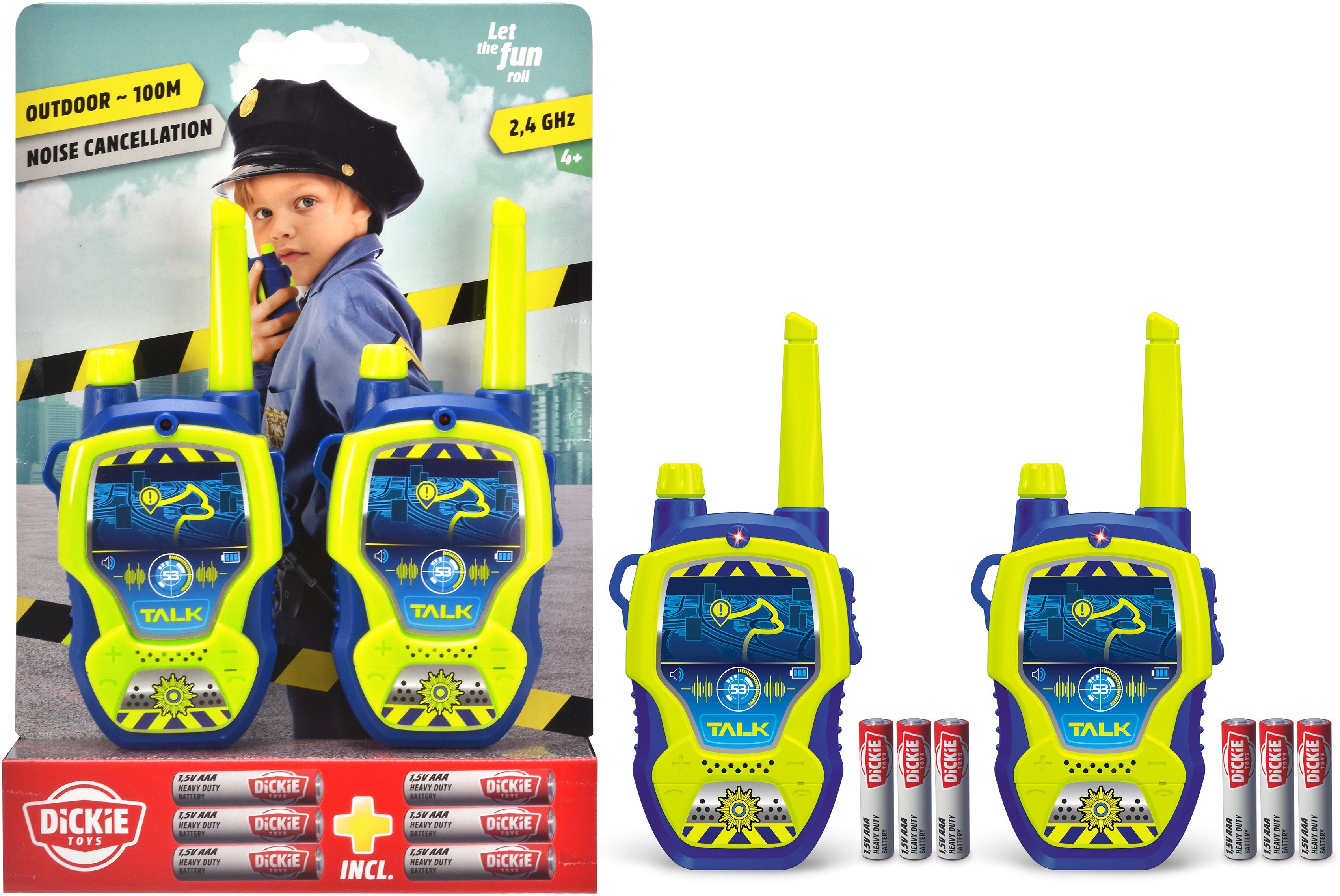 Dickie Toys Walkie Talkie Police, (2-St)