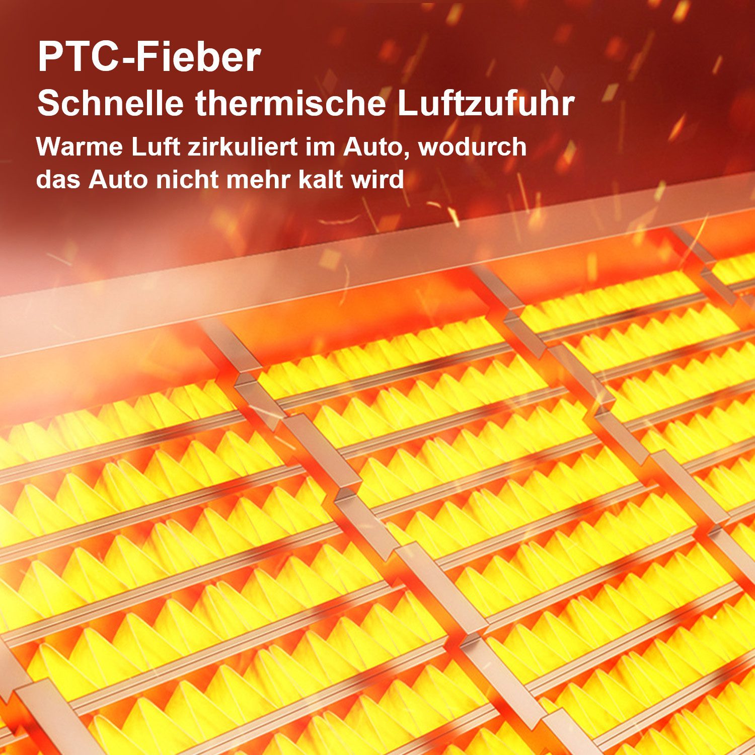 Refttenw Heizlüfter 12V PTC-Heizgerät für Autos, 360°,warme und kalte Luft, günstig online kaufen
