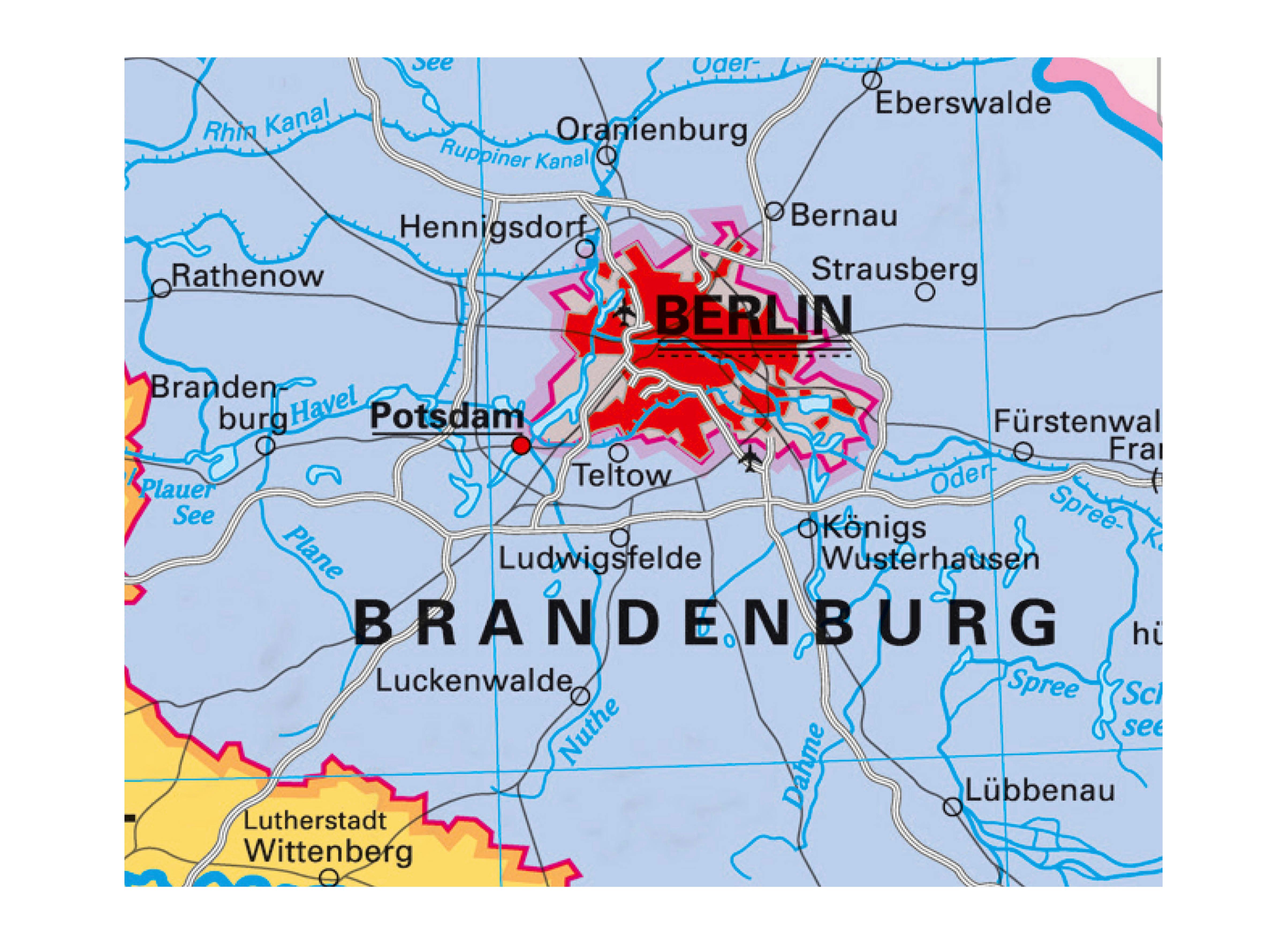 STIEFEL Poster Deutschland politisch mit Bundesländerwappen Lernposter, DIN A1