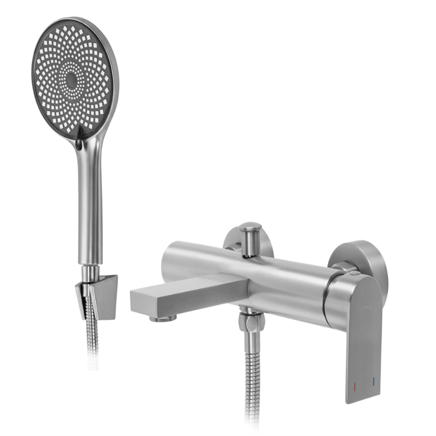 wohnwerk.idee Duschsystem Regendusche Duschset Gold Matt Chrom Matt mit Handbrause, Chrom Matt, GoldMatt
