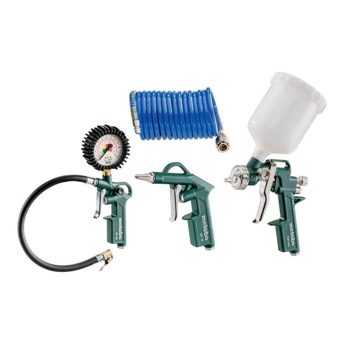 metabo Werkzeugset Metabo Druckluft-Werkzeugset LPZ 4 Set Karton