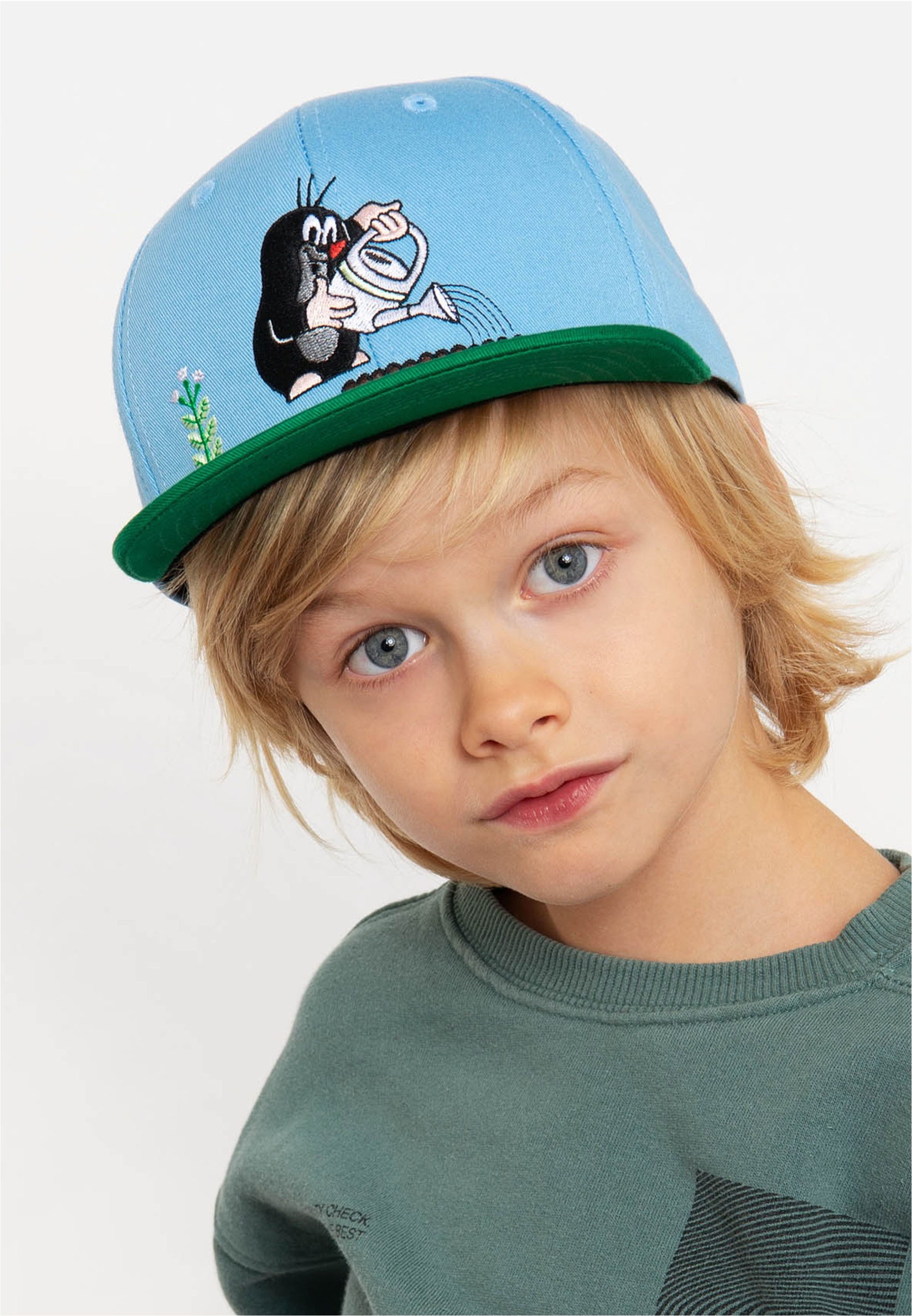 koaa Baseball Cap Der kleine Maulwurf - Gießkanne mit detailreicher Stickerei