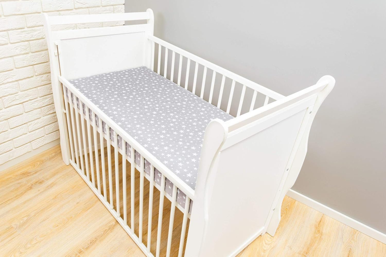 Amilian Spannbettlaken Spannbetttuch für Babybett Kinderbett Baby 100% Baum günstig online kaufen