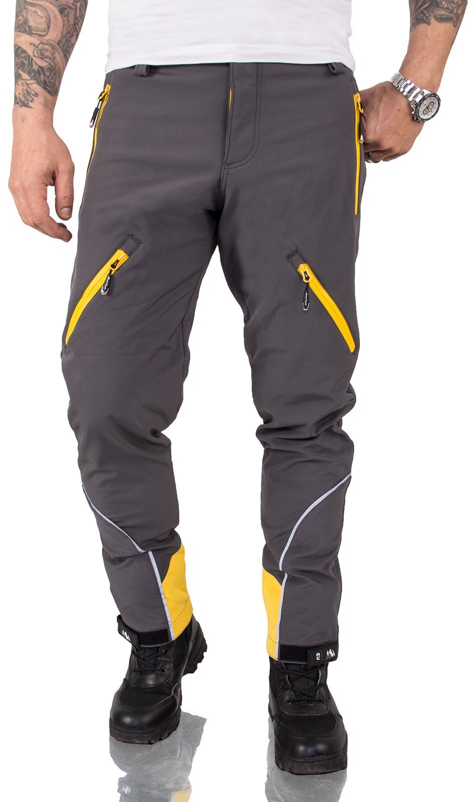 Rock Creek Softshellhose Herren Softshellhose Wanderhose H-233