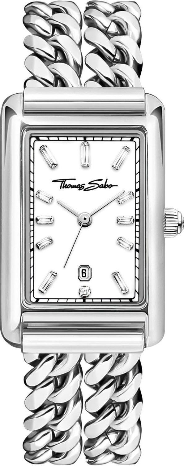 THOMAS SABO Quarzuhr ELEGANCE WA0428-201-201-22 mm, Armbanduhr, Damenuhr, E günstig online kaufen