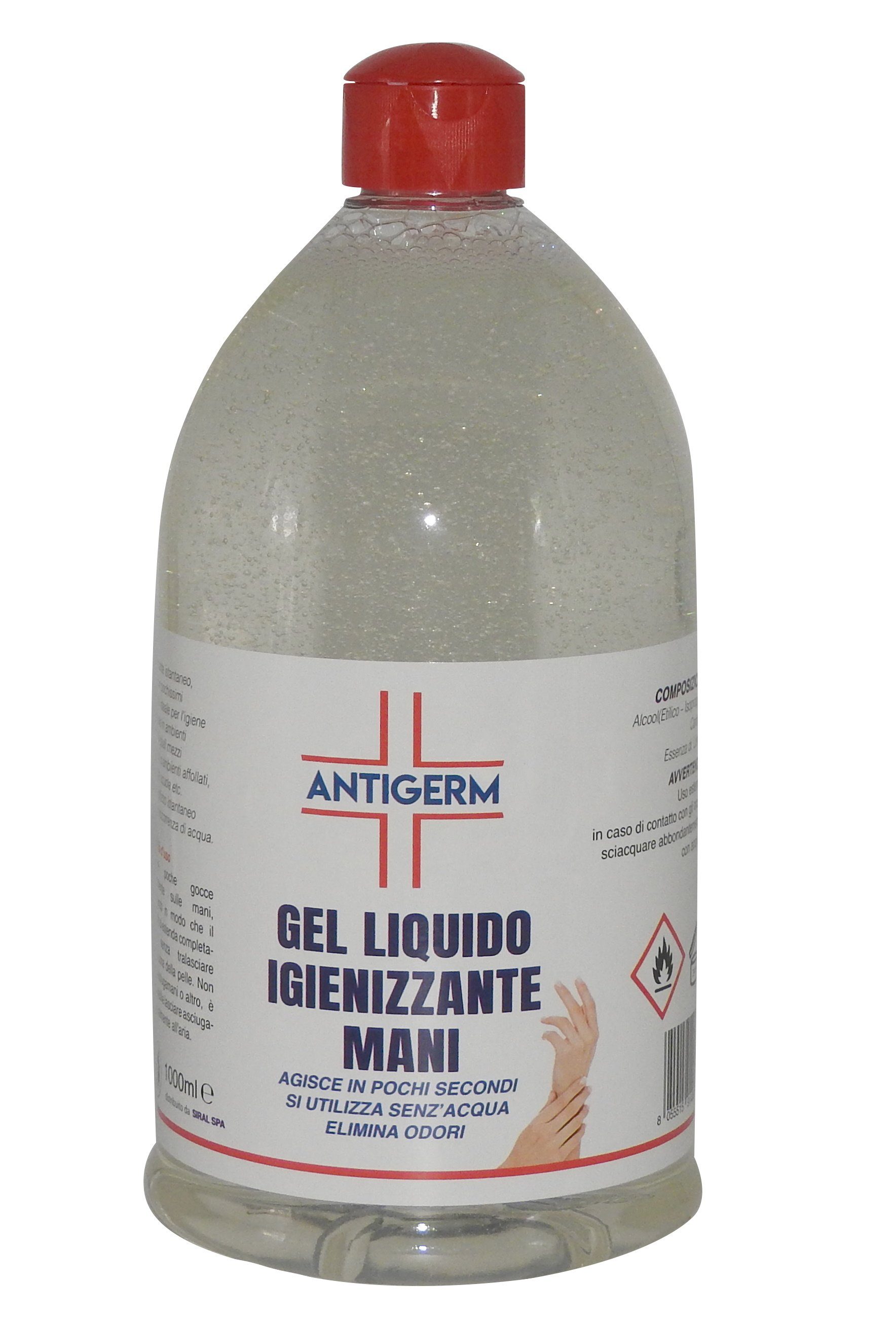 ANTIGERM Hand-Desinfektionsmittel (Handgel 1000ml Alkohol 62-66% Handdesinfektion)