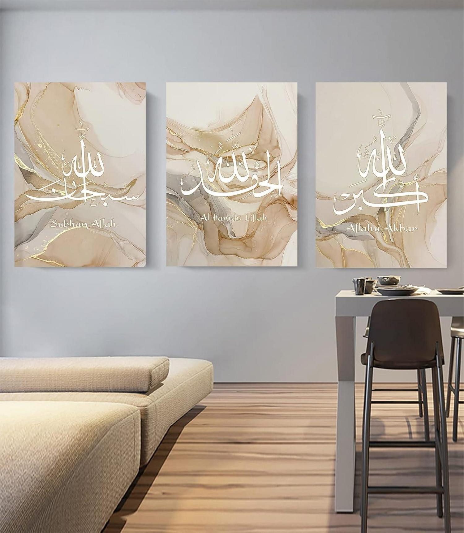 LYBOHO Leinwandbild Islamische Kalligraphie Leinwand Malerei günstig online kaufen