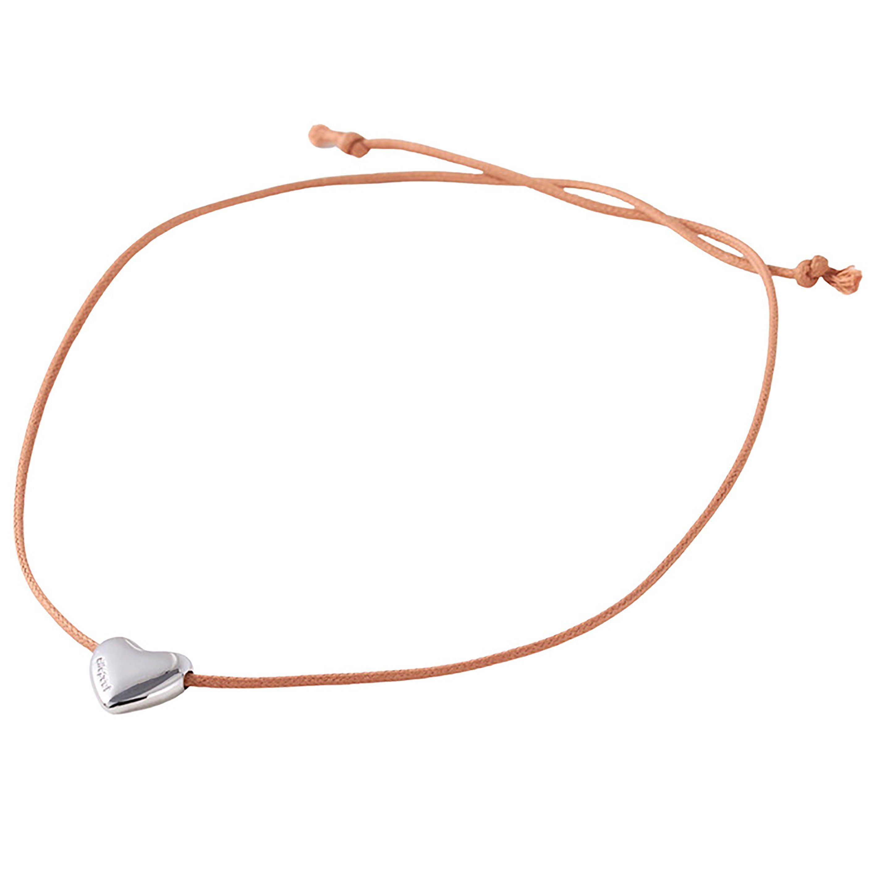 Tapferer Ping Charm-Kette Kreative Liebe Herz Kordelzug Halskette für Frauen