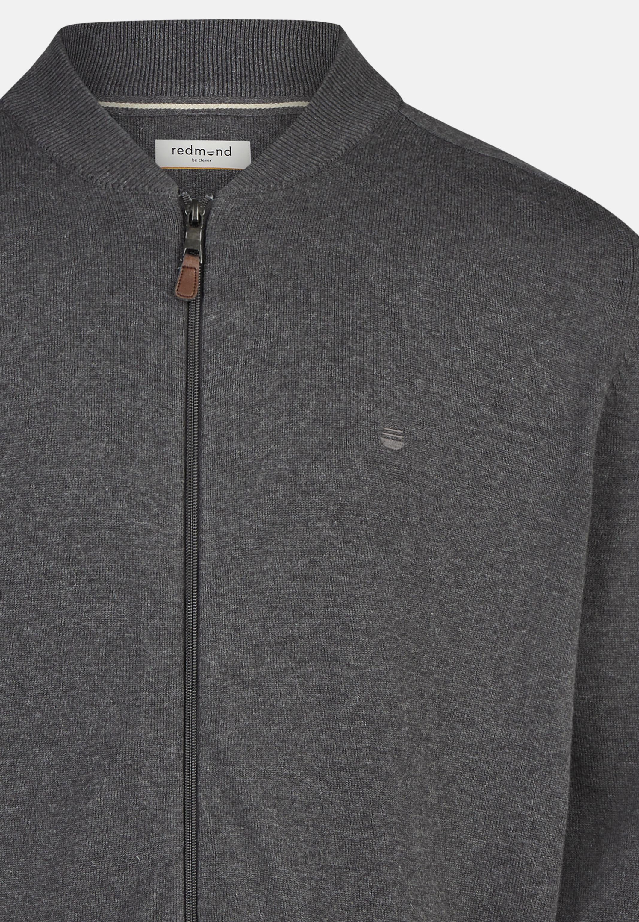 Redmond Strickjacke Basic (1-tlg) Strickjacke - Baumwolle - Atmungsaktiv - Weicher Feinstrick