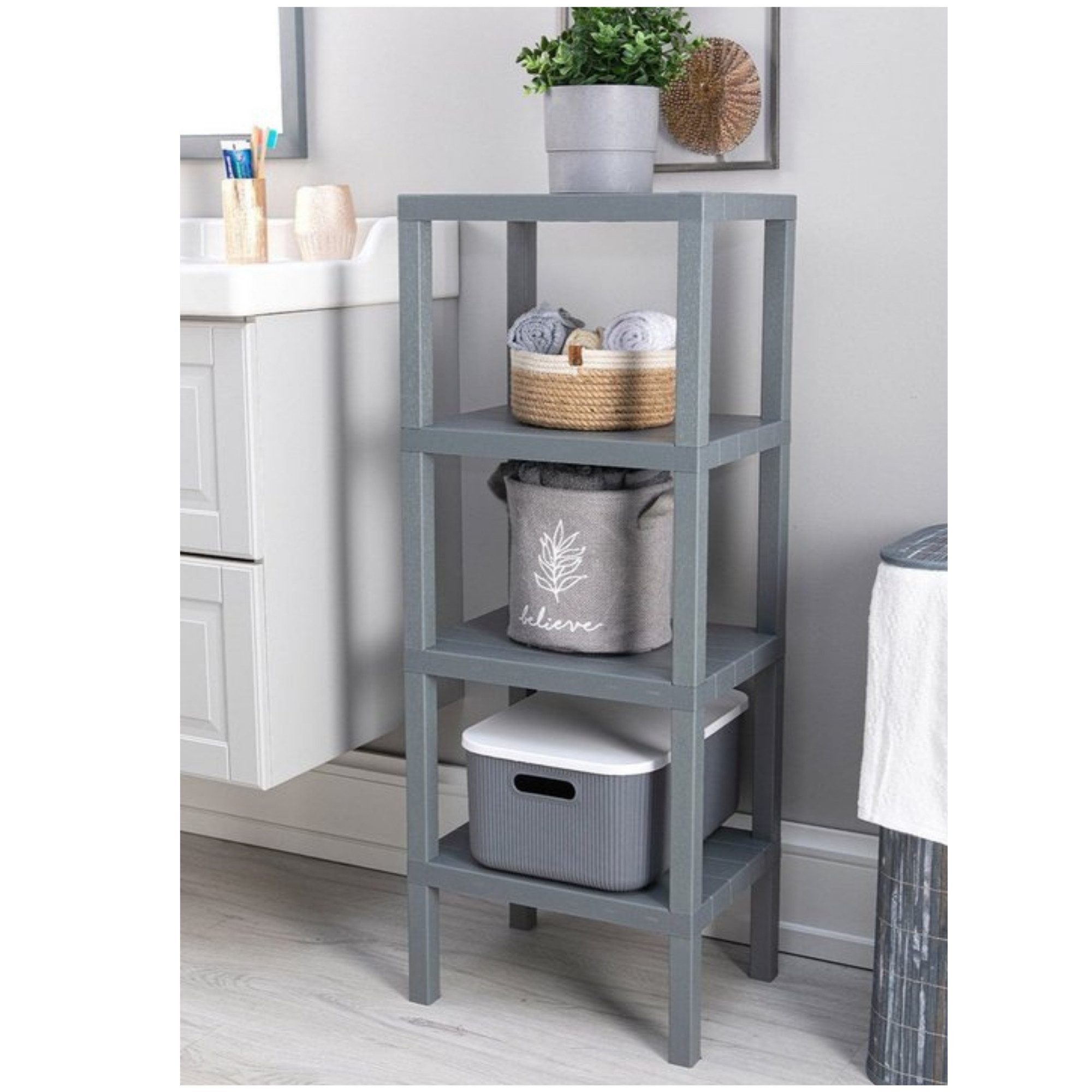 Luxury Bites Badregal Regal mit 2, 4 oder 6 Ablagen, vielseitig einsetzbar günstig online kaufen