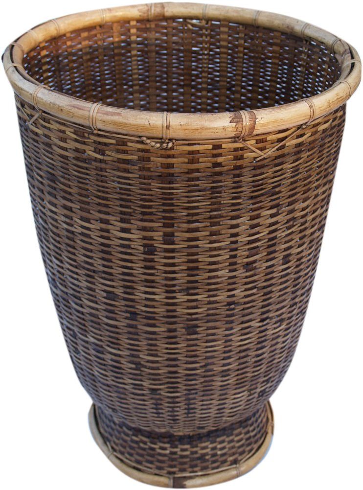 Guru-Shop Allzweckkorb Rattan Papierkorb, asiatischer Korb