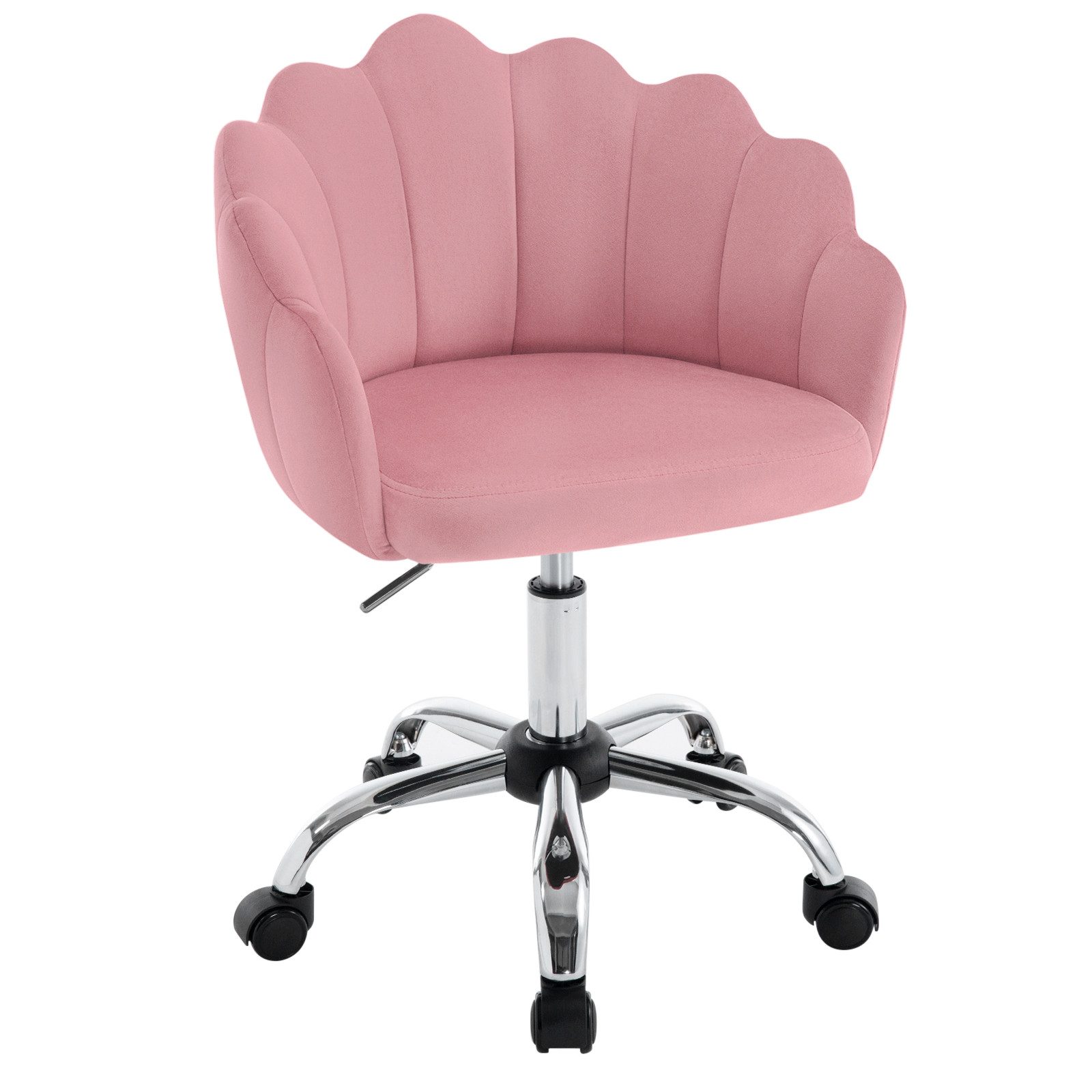 Woltu Schreibtischstuhl (1 St), Schminktisch Stuhl Samt, Drehstuhl mit Blüt günstig online kaufen