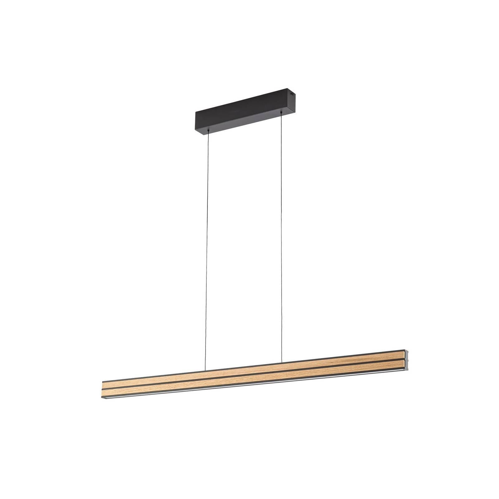Quitani Hängeleuchte Lisene, LED, Metall Farbwechsel warmweiß / tageslicht IP20, LED 37 W gesamt, Farbwechsel warmweiß / tageslicht