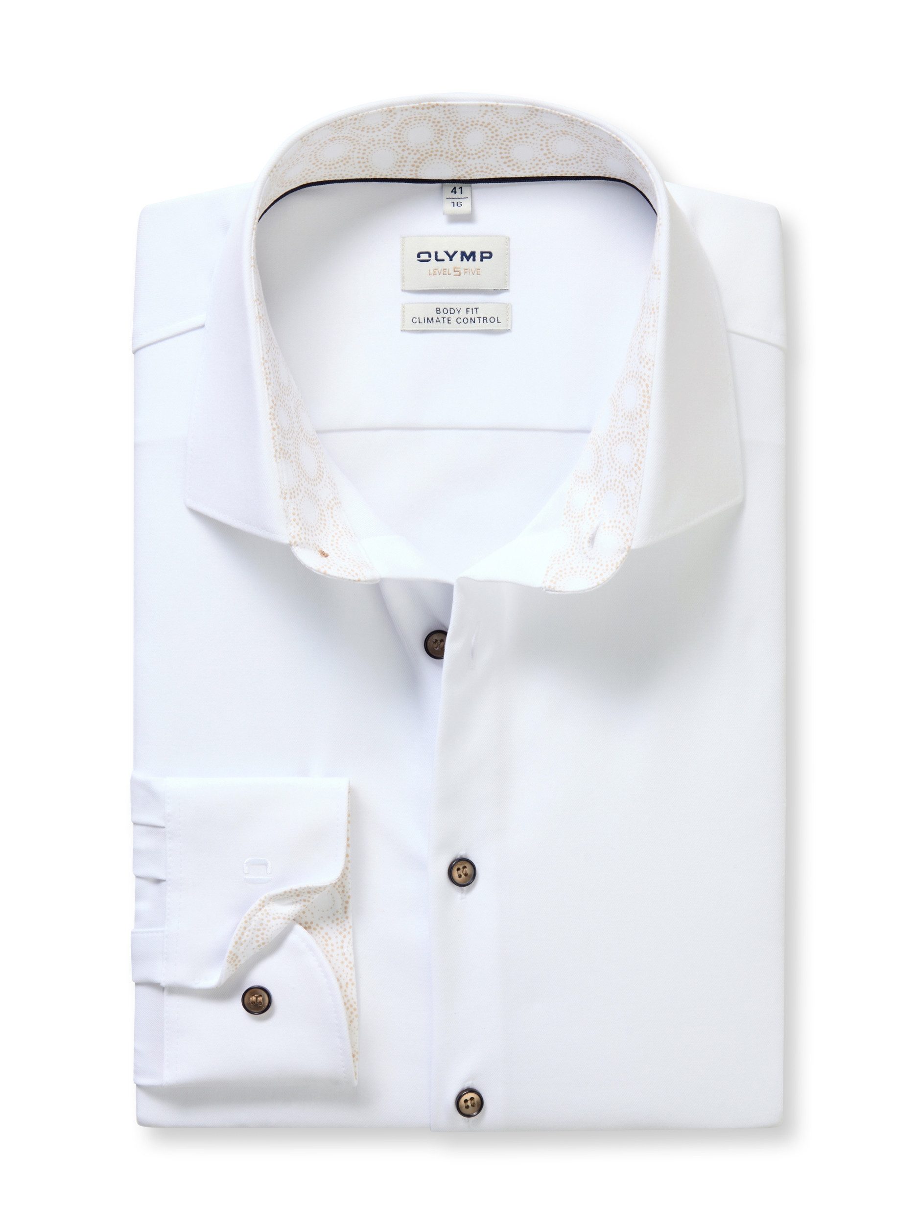 Olymp Businesshemd 208814-Hemden - Basic Hemd Herren - Hemd langarm