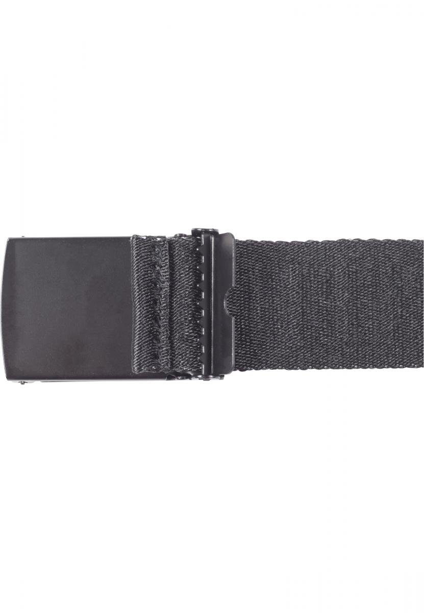 URBAN CLASSICS Hüftgürtel black-black-weiß Jaquard Logo Belt Accessoires