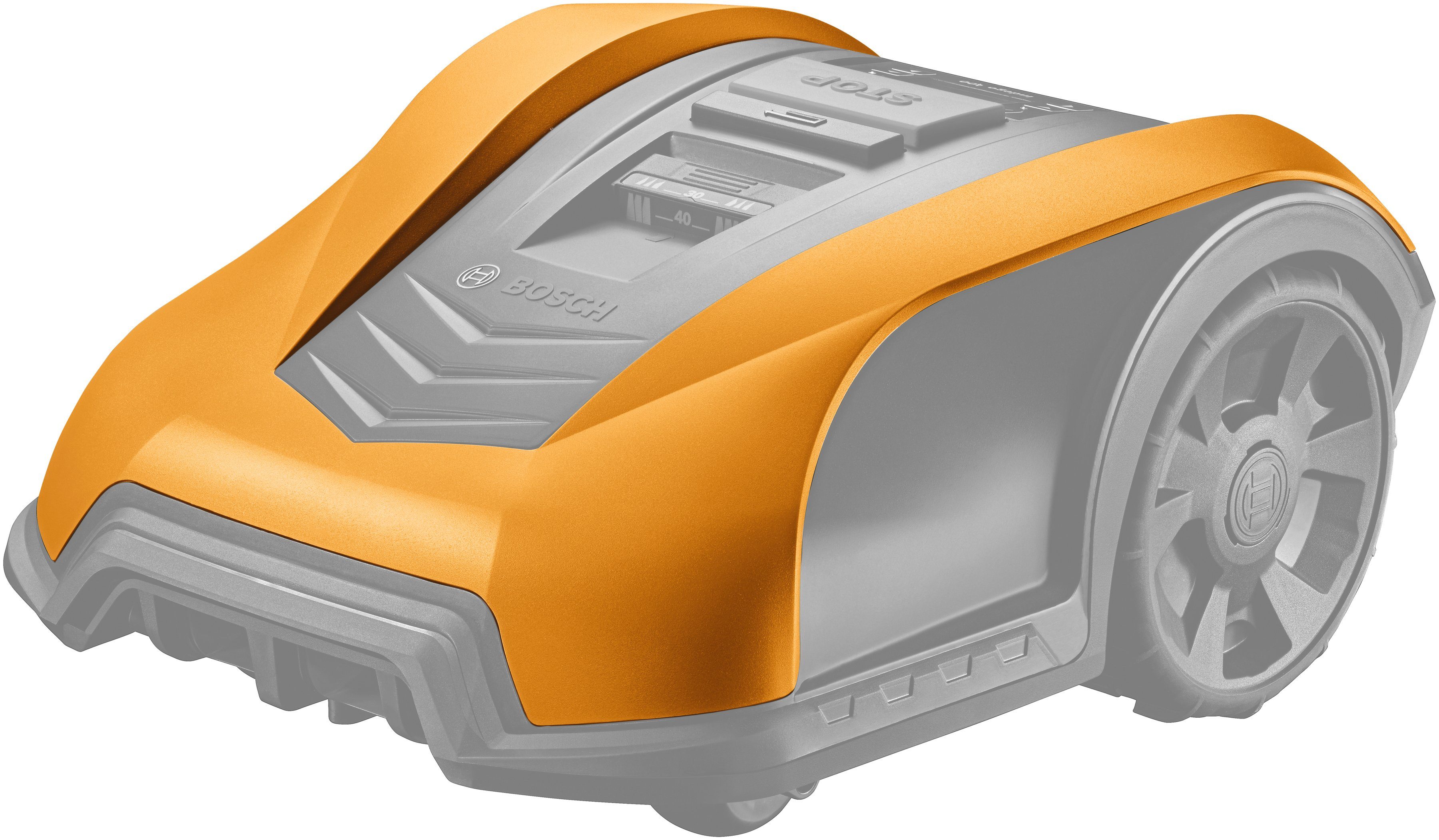 Bosch Home & Garden Rasenmähroboter-Cover, Zubehör für Indego 350/400 und Indego 350/400 Connect orange