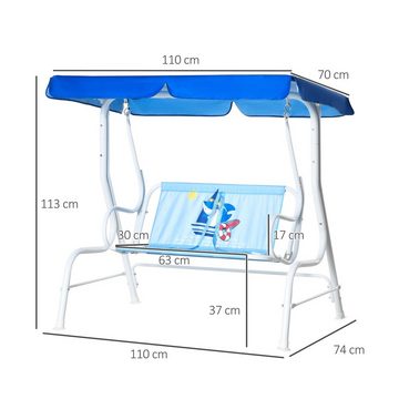 Outsunny Hollywoodschaukel Kinder Hollywoodschaukel