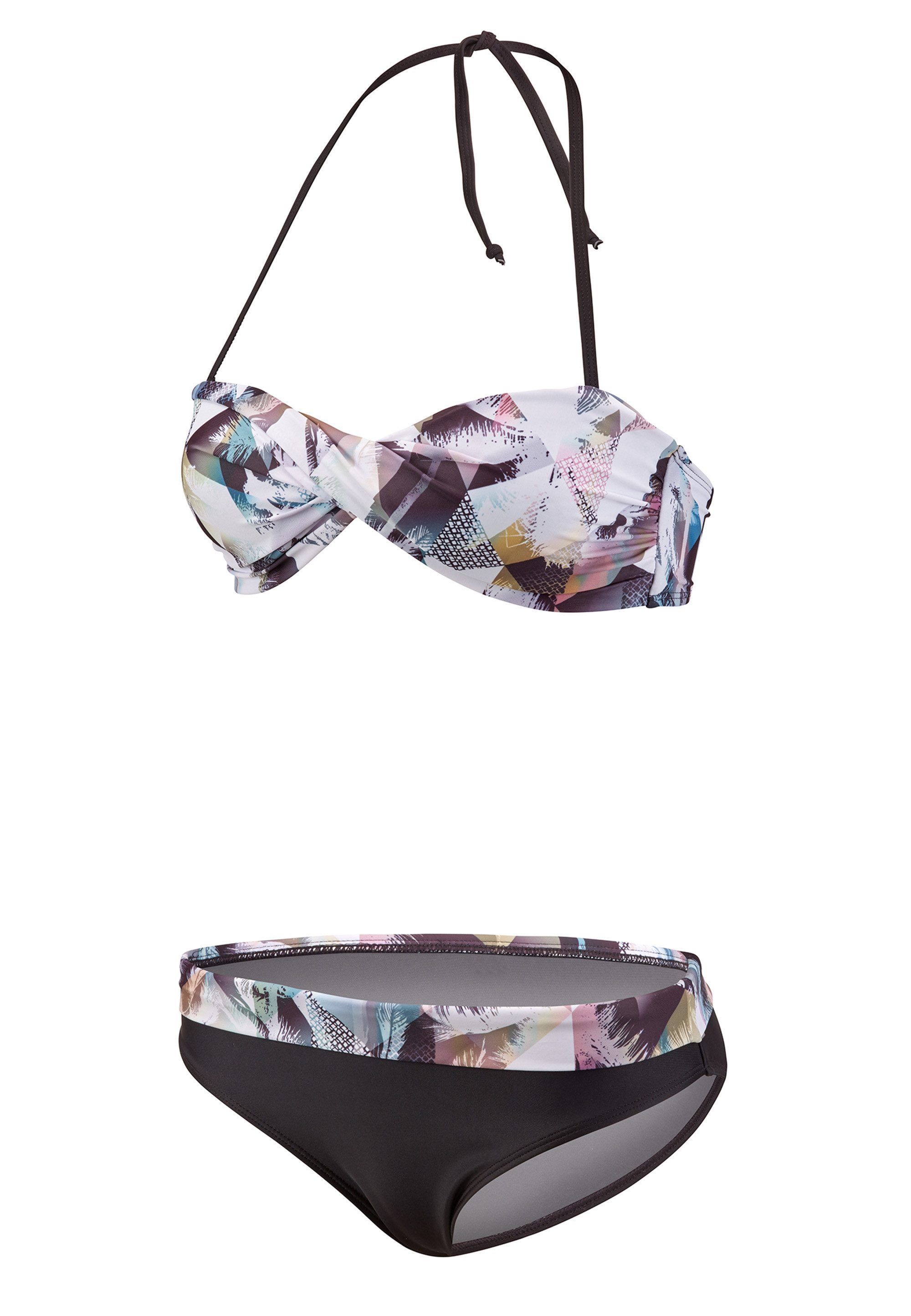 Beco Beermann Triangel-Bikini-Top Heavenly Palms (2-St), mit Wickeloptik und Umschlagbund